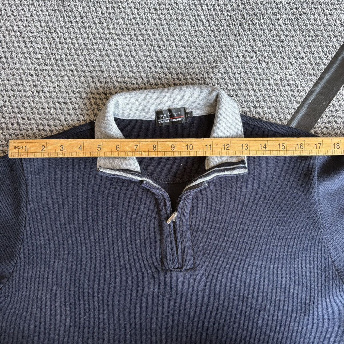 Kansai Yamamoto Kansai Yamamoto Halfzipper Sweatshirt Size M to L Size US L / EU 52-54 / 3 - 13 Thumbnail