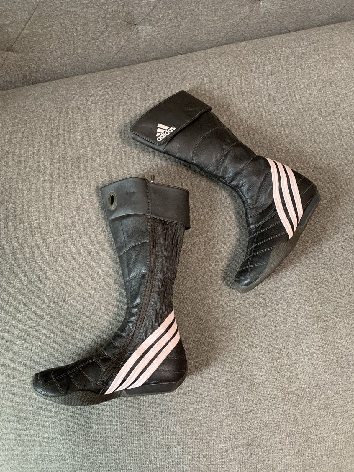 Adidas Archival Clothing Japanese Brand Adidas Chen Tao Black High Boxing Boots Grailed