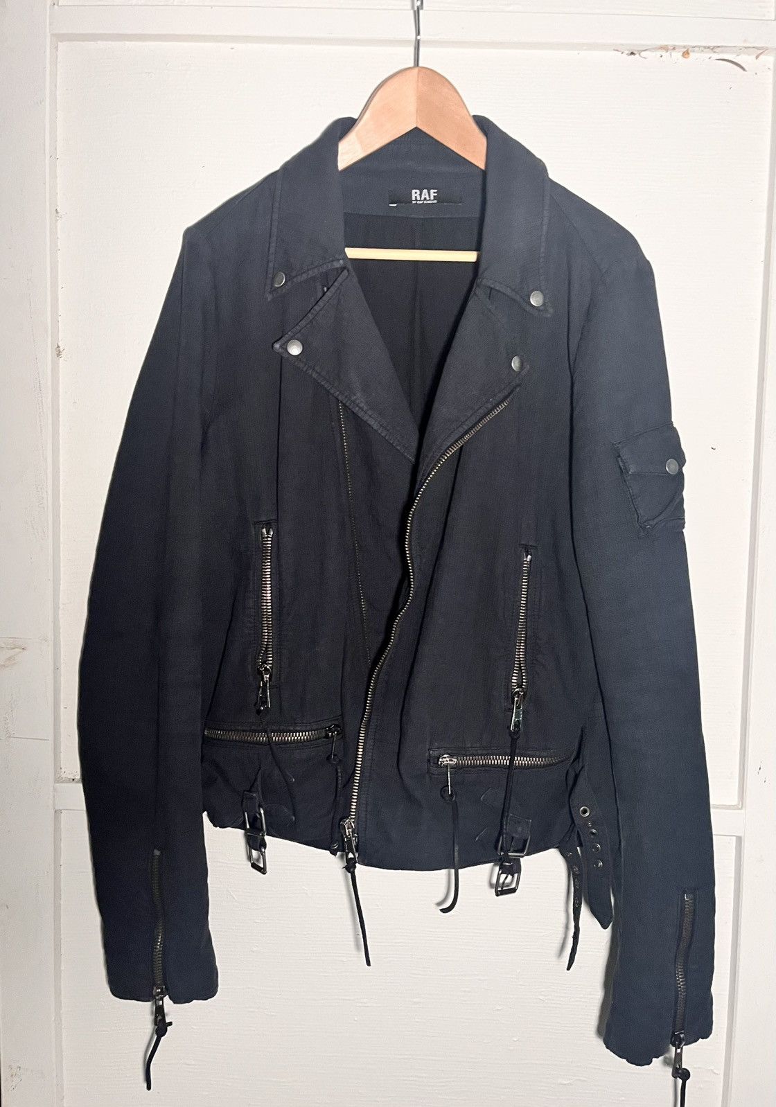 RAF by RAF SIMONS ラフバイラフシモンズ レザーライダース