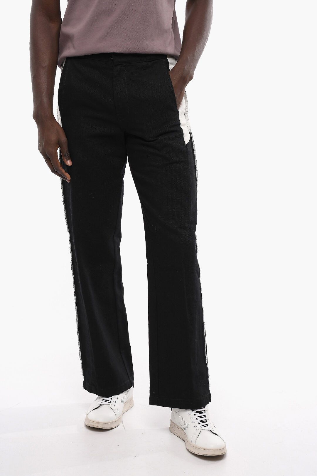 image of Heron Preston Og1Mm0424 Inside Out Chino Trouser In Black, Men's (Size 30)