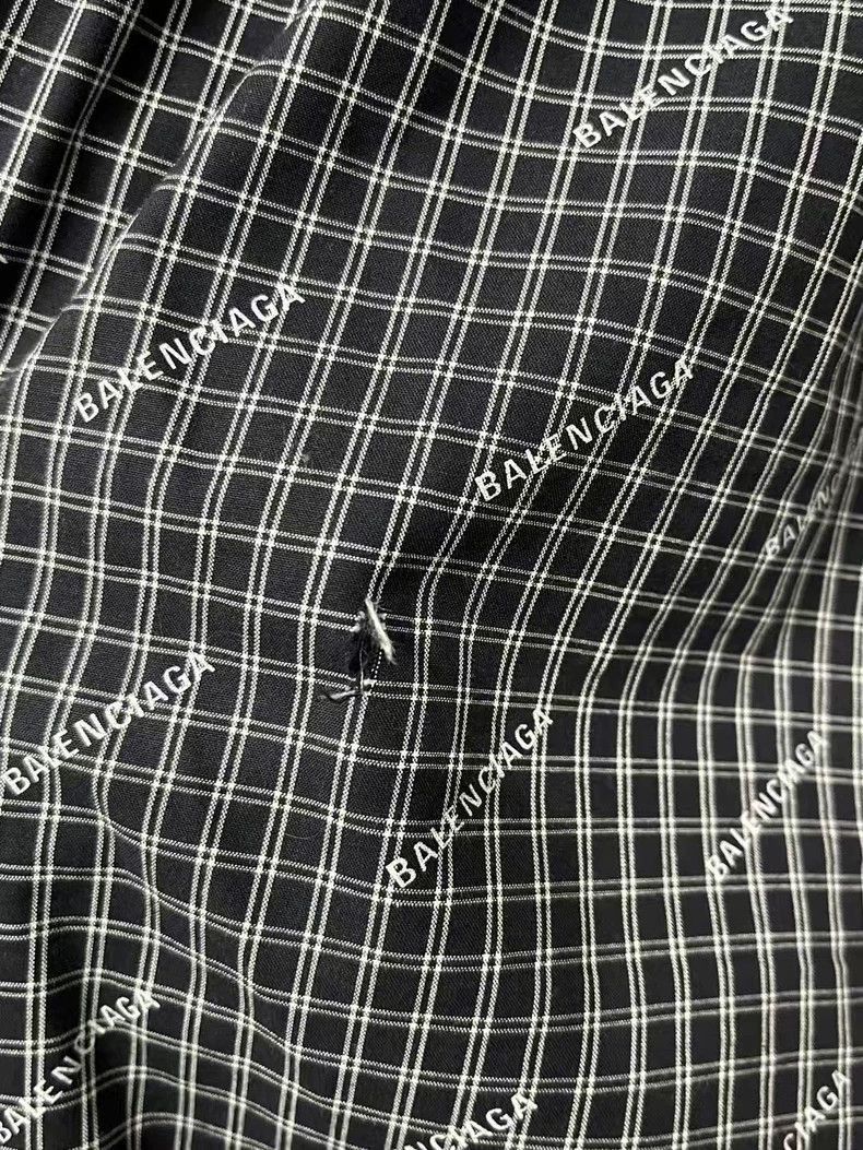 Balenciaga Balenciaga Long Pants Gingham Pattern 44-2505 Size US 44 / EU 60 - 5 Thumbnail