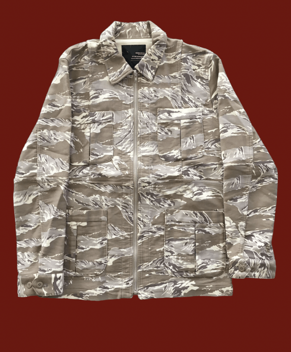 Undercover Undercover FW 2001-2002 D.A.V.F Camo Zip Jacket | Grailed