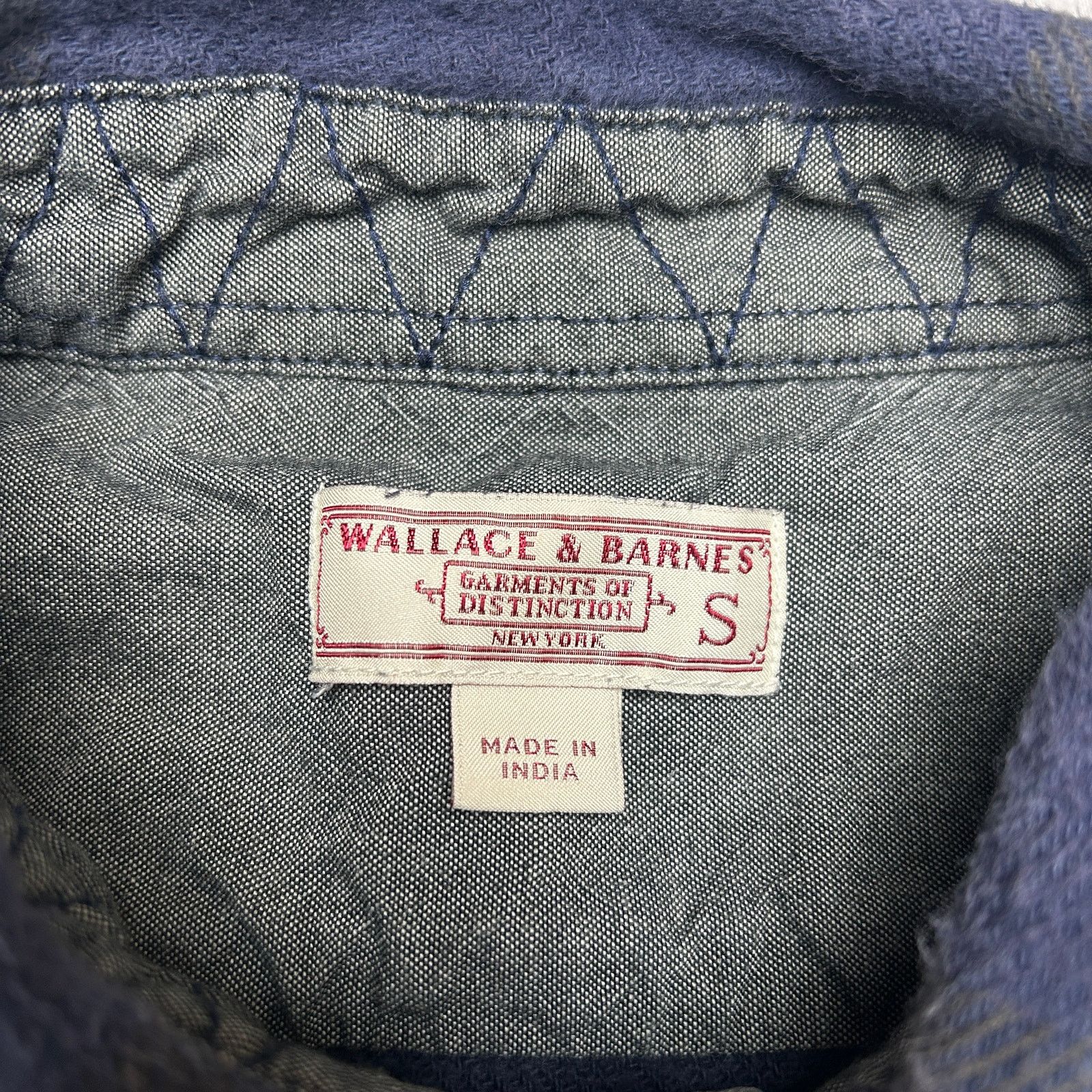 Wallace & Barnes Wallace & Barnes J.Crew Windowpane Flannel Shirt Men's Small Size US S / EU 44-46 / 1 - 4 Thumbnail