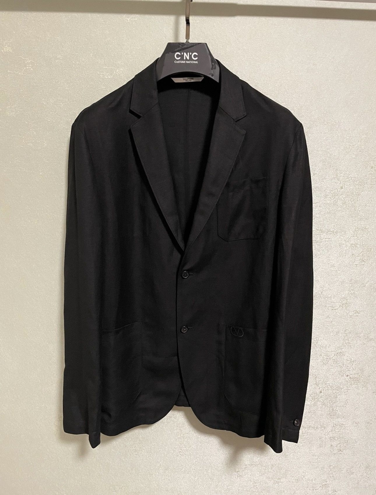 Valentino Orlandi Valentino Casual suits black summer and spring Size 50S - 1 Thumbnail