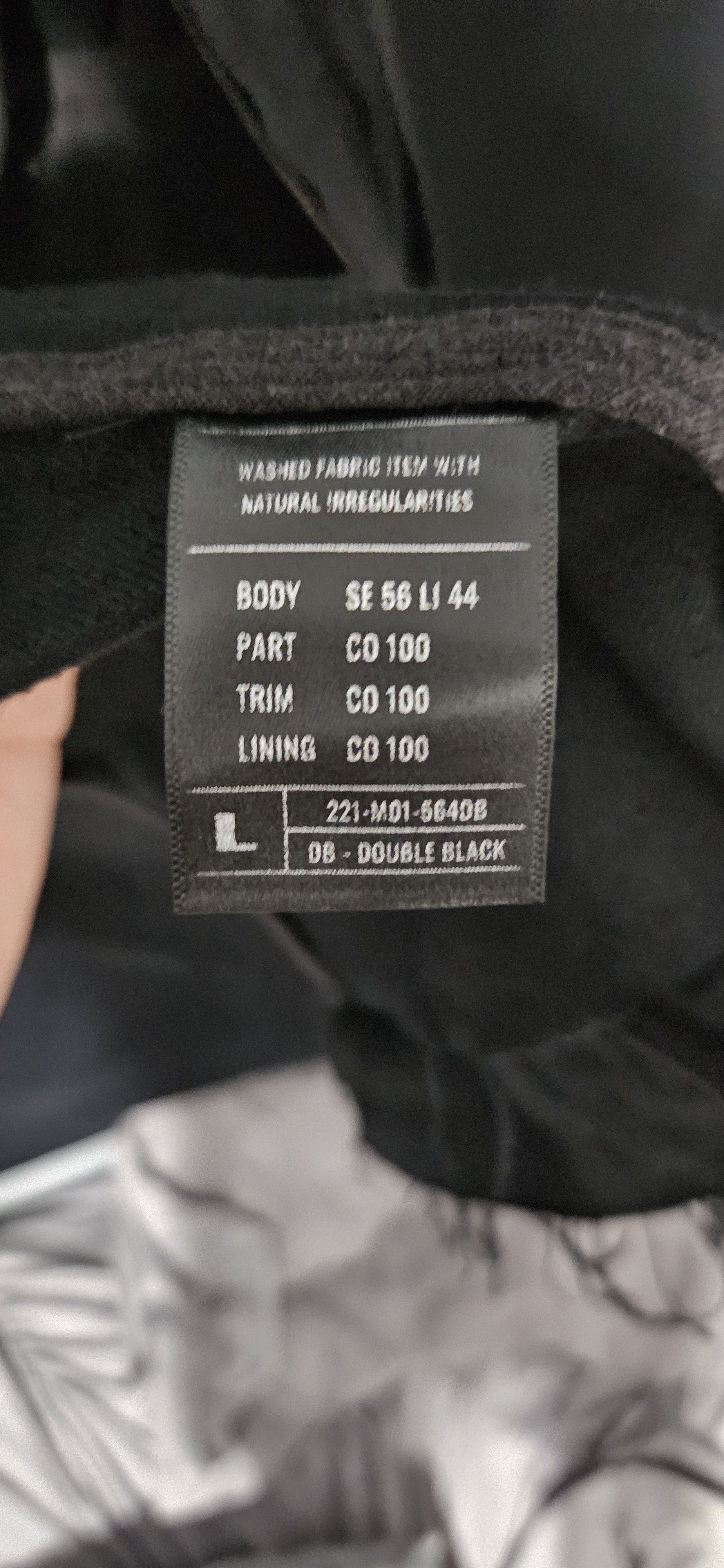 blackmerle Blackmerle black hooded jacket Size US L / EU 52-54 / 3 - 4 Thumbnail