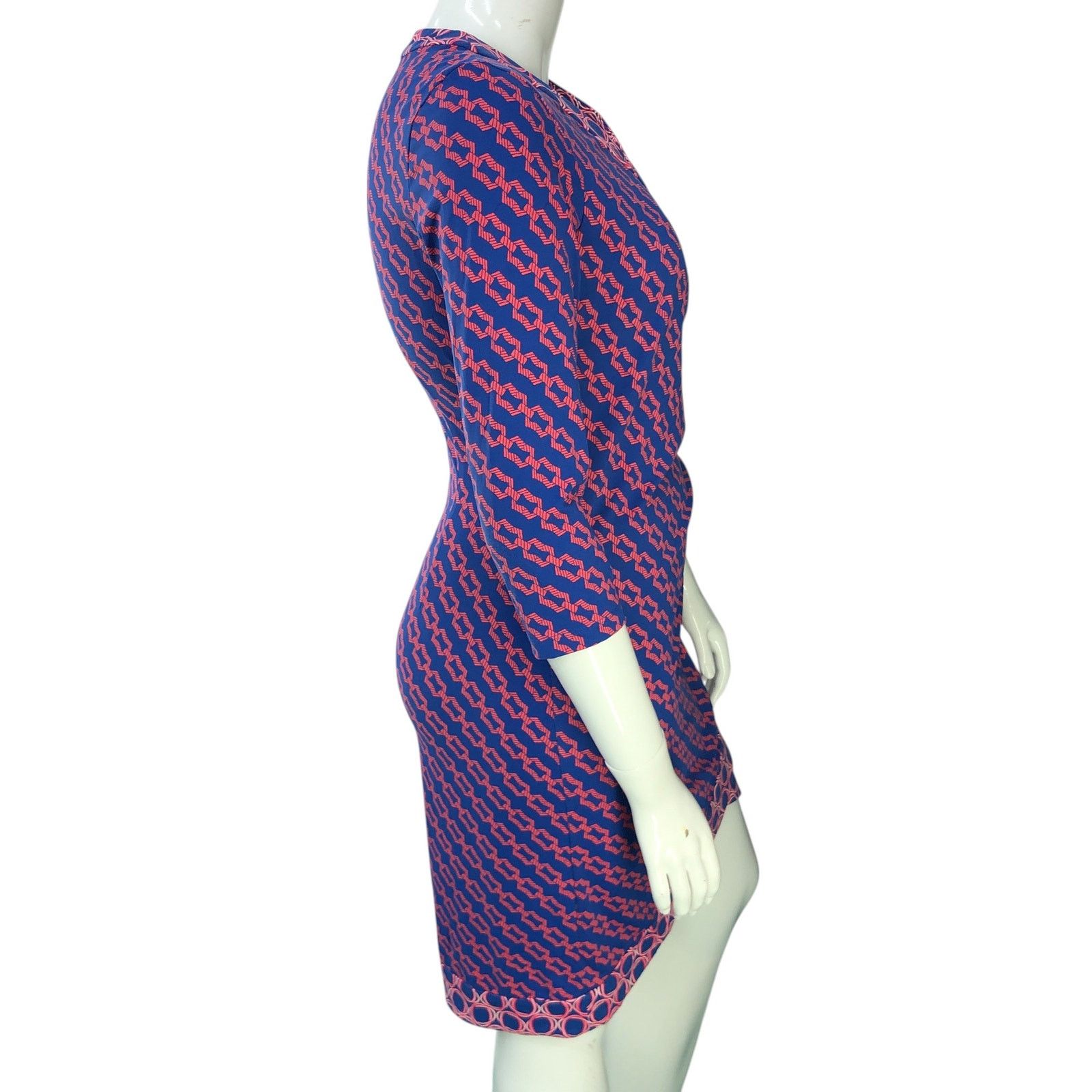 J.McLaughlin J McLaughlin Size L Dress Faux Wrap Catalina Cloth Tulip Hem Size L / US 10 / IT 46 - 9 Thumbnail