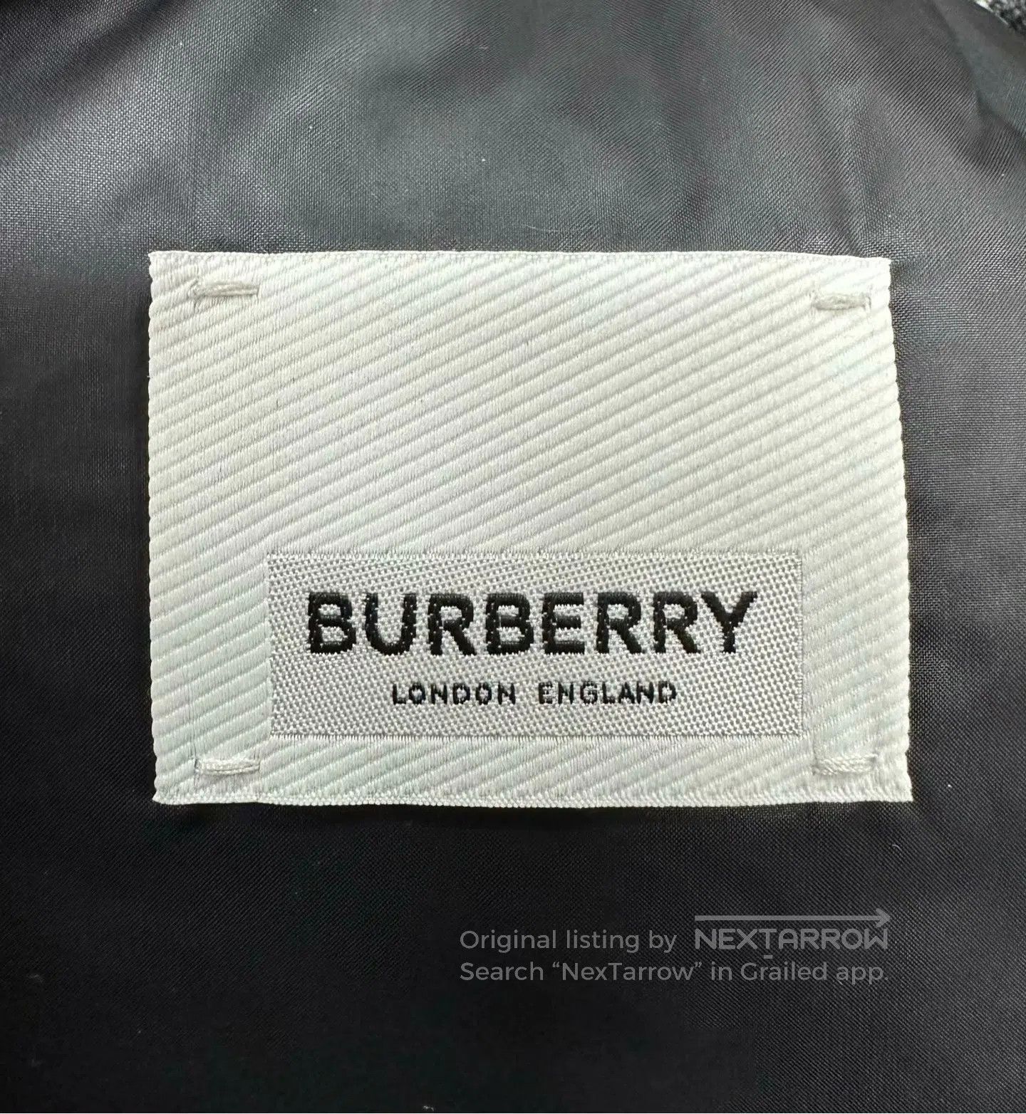 Burberry Burberry Gray and Black Plaid Zip-up Hooded Down Jacket| Size L / US 10 / IT 46 - 4 Thumbnail