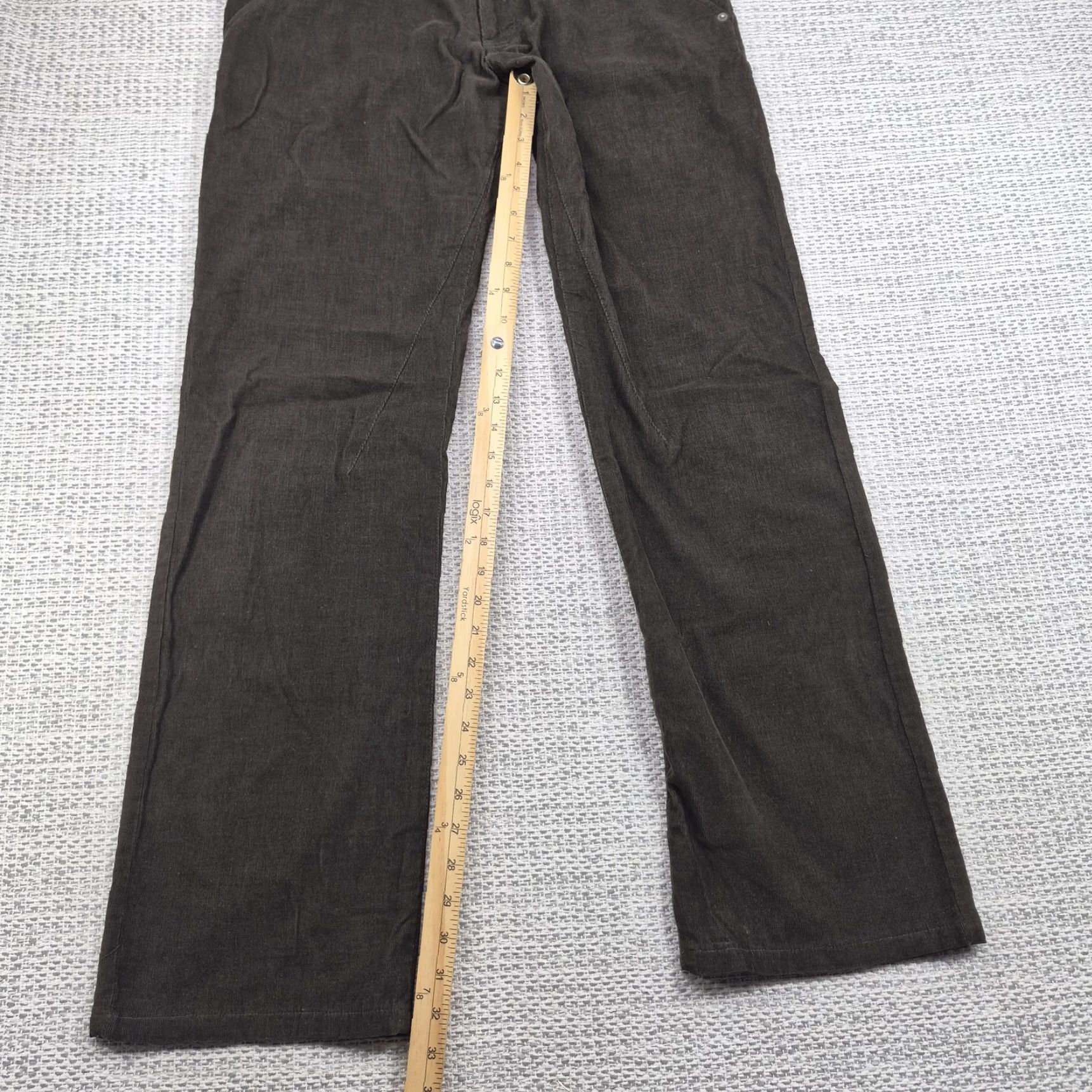 Theory Theory Corduroy Pants Mens 32x32 Straight Leg 5 Pocket Chino Brown Casual Fall Size US 32 / EU 48 - 3 Thumbnail