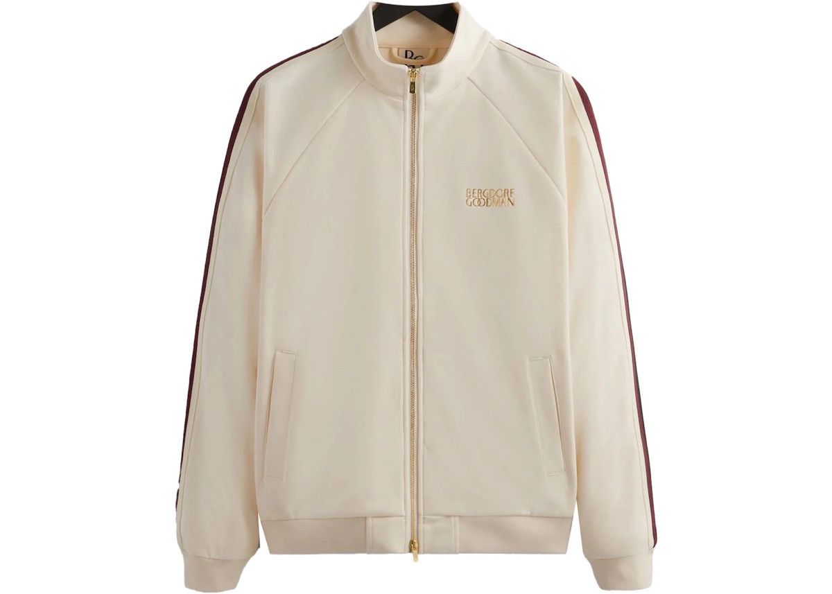 image of Bergdorf Goodman Clifton Track Jacket Sandrift Large in Cream, Men's