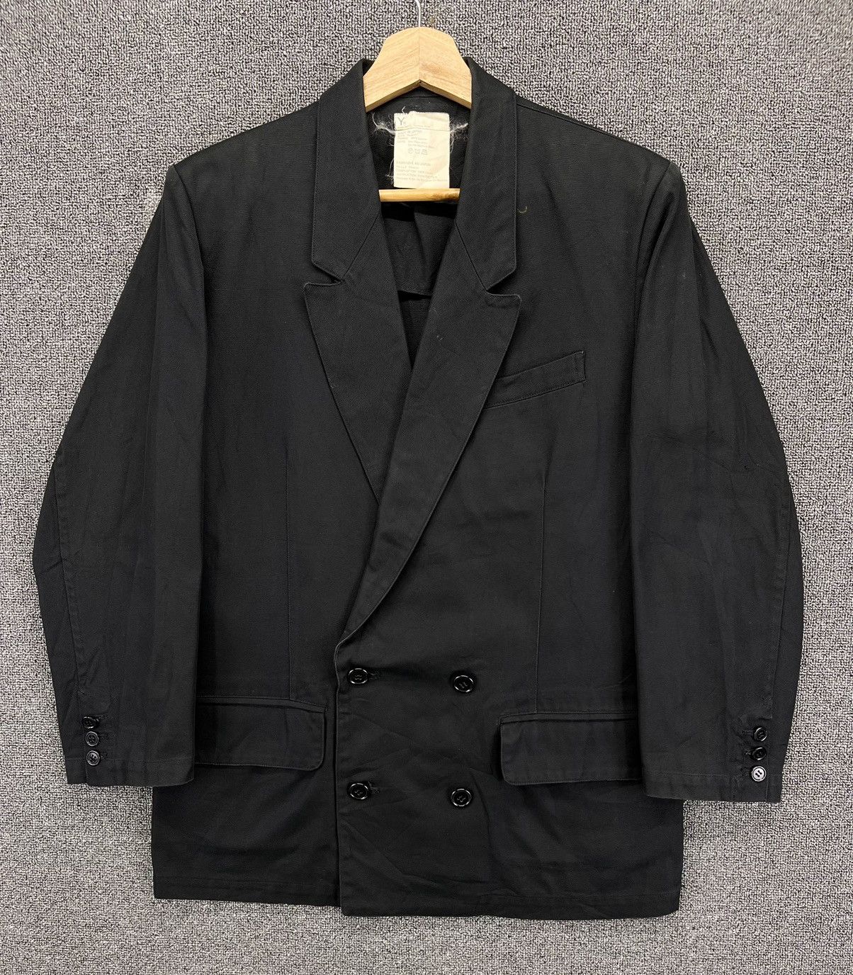 Yohji Yamamoto Vintage 90s Yohji Yamamoto Rare Double Breasted Coat Jacket Size US M / EU 48-50 / 2 - 1 Thumbnail
