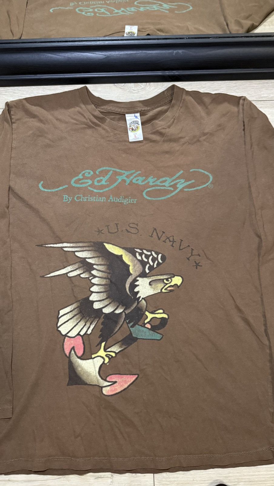 Ed Hardy Vintage / Y2K Ed Hardy Eagle Long Sleeve Shirt Size US L / EU 52-54 / 3 - 2 Thumbnail