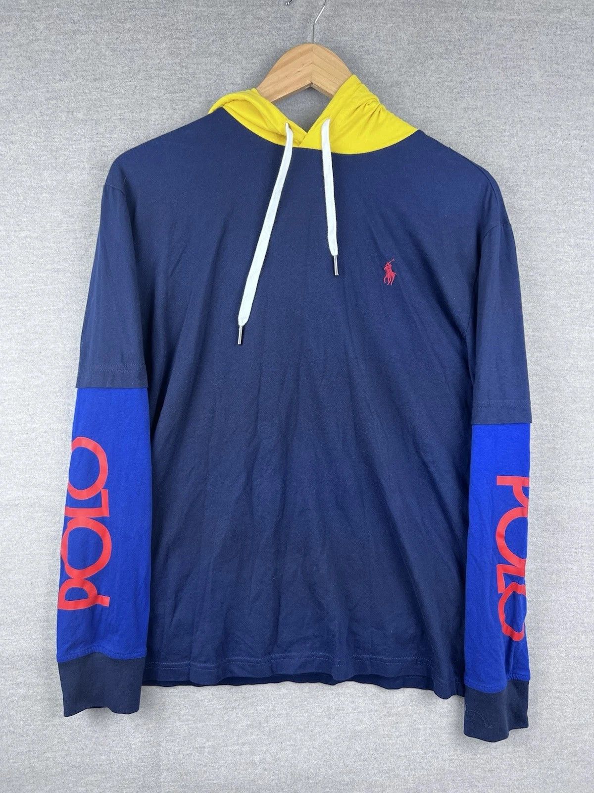 Polo Ralph Lauren Polo Ralph Lauren Men's Newport Navy Classic Fit Logo Hooded Size US S / EU 44-46 / 1 - 1 Thumbnail