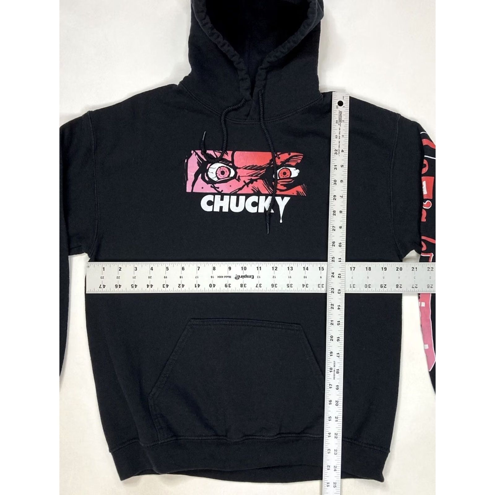 Vintage VINTAGE Chucky Let’s Be Friend Movie Graphic Pullover Hoodie Women Small Black Size S / US 4 / IT 40 - 7 Thumbnail