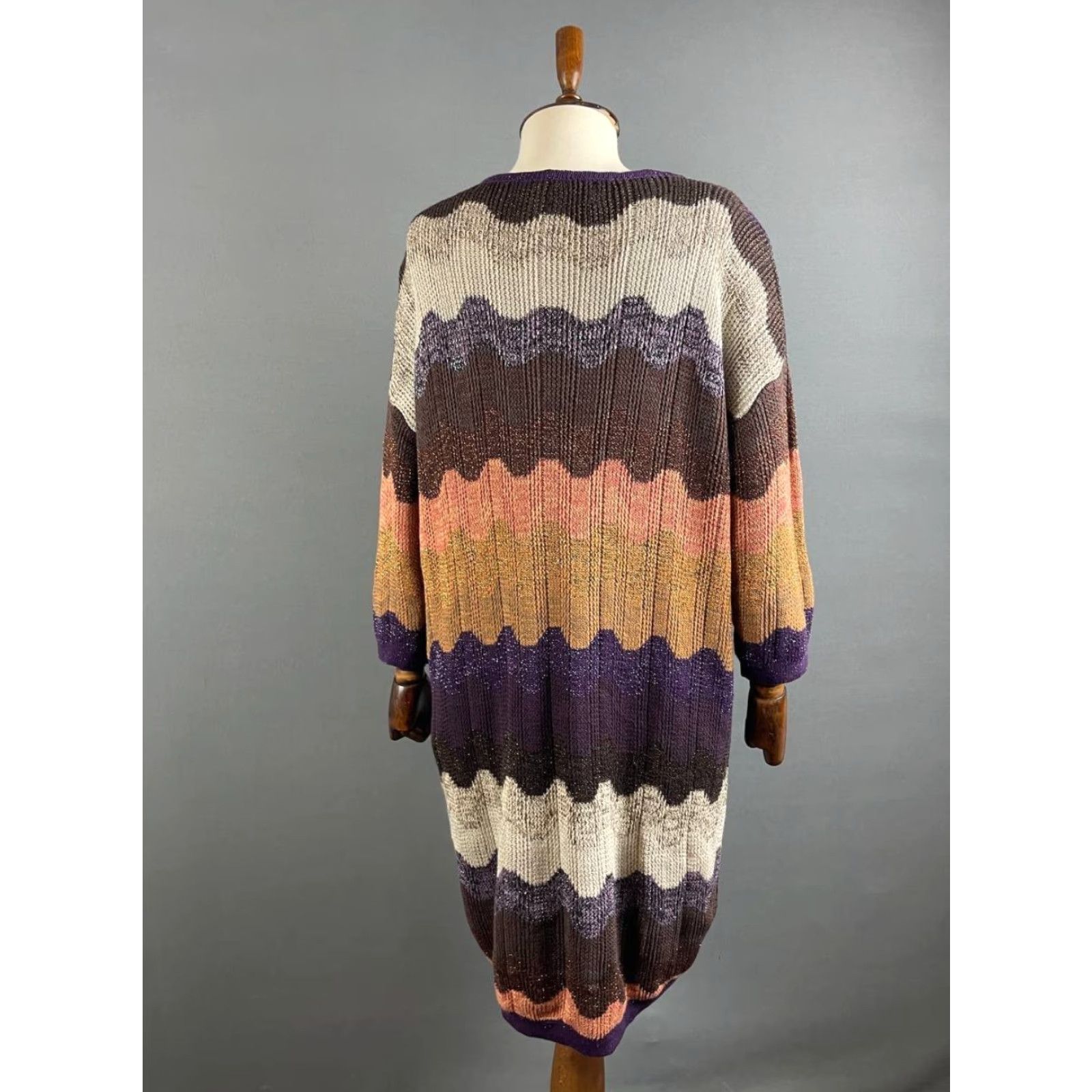 Missoni Missoni Lindex Womens Sweater Dress M Multicolor Cotton Long Sleeve Shirt Dress Size M / US 6-8 / IT 42-44 - 2 Thumbnail