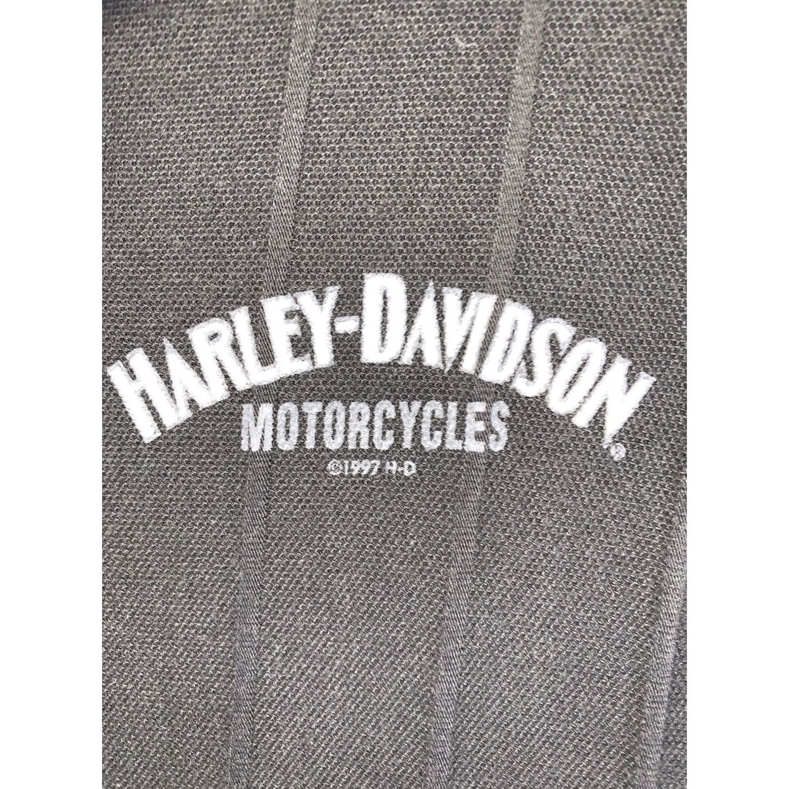 Harley Davidson VINTAGE Harley-Davidson Sturgis 1997 Black Textured Mens Polo Shirt XXL USA Made Polo Mens 2XL Black Harley-Davidson USA Made 1997 Sturgis Polo Shirt Size US XXL / EU 58 / 5 - 4 Thumbnail