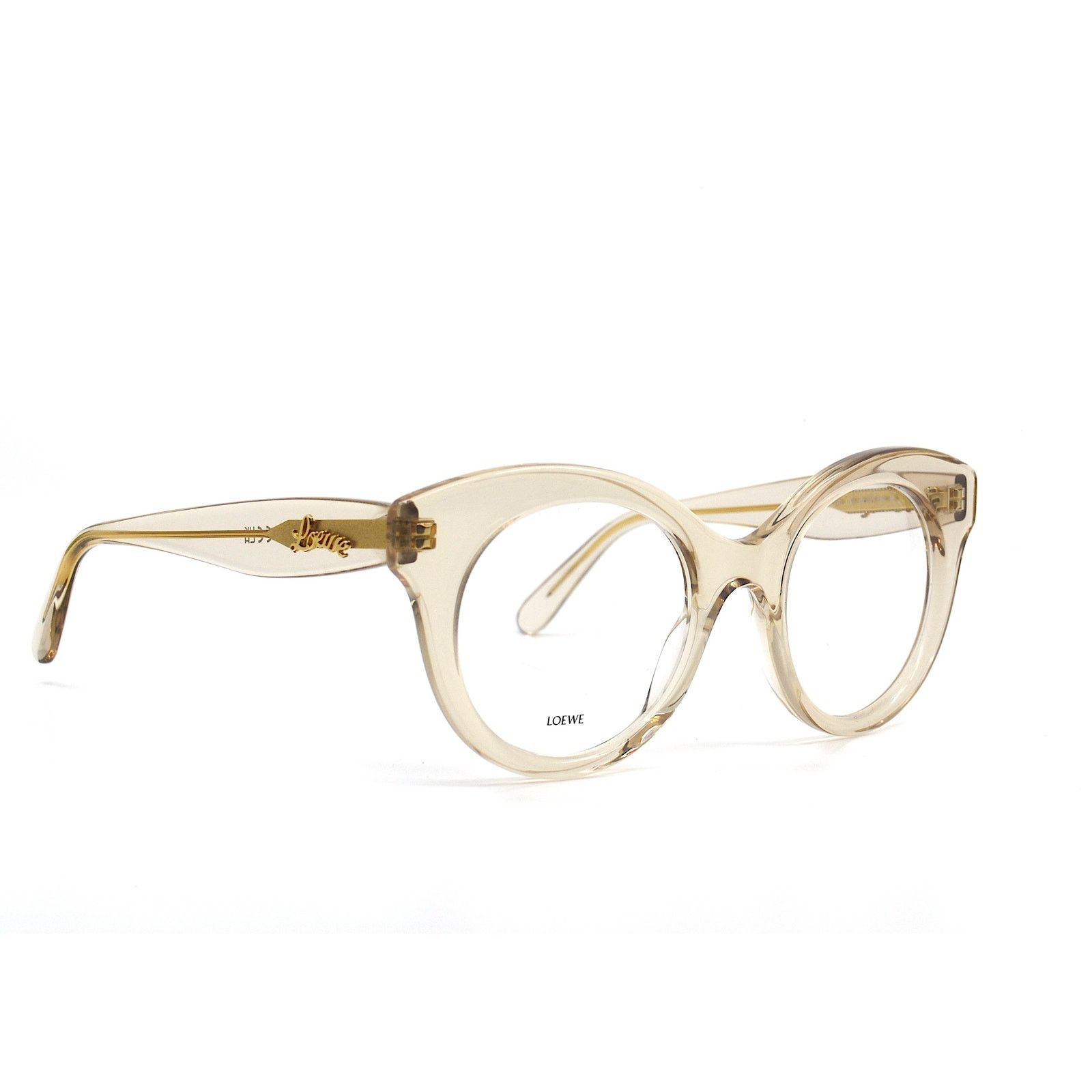 Loewe 100% Authentic LOEWE LW50074I 057 Light Brown Eyeglasses Size ONE SIZE - 2 Thumbnail