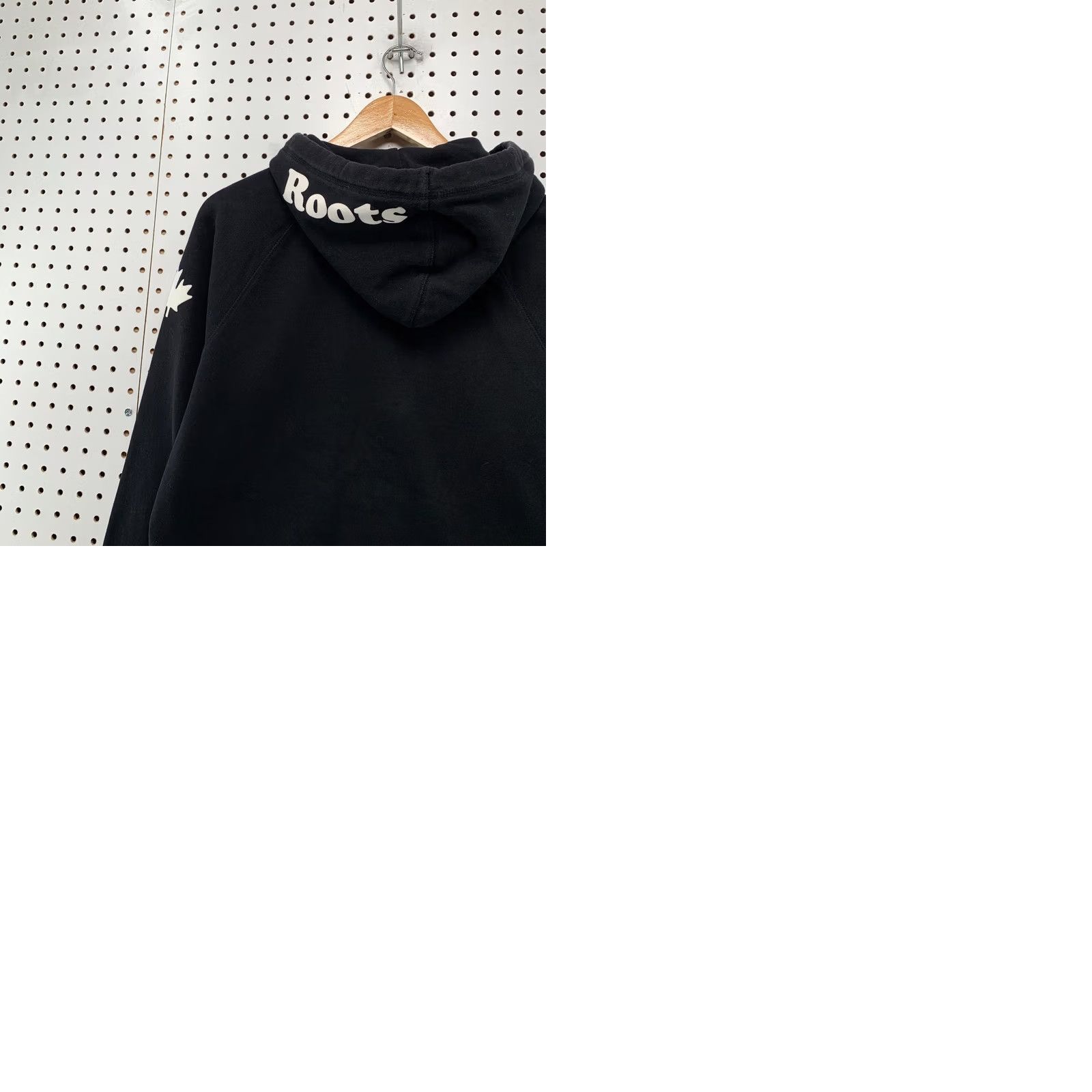 Roots Roots Quebec Hoodie Sweatshirt Womens Small Black Hooded Fleece Pullover Canada Size S / US 4 / IT 40 - 9 Thumbnail