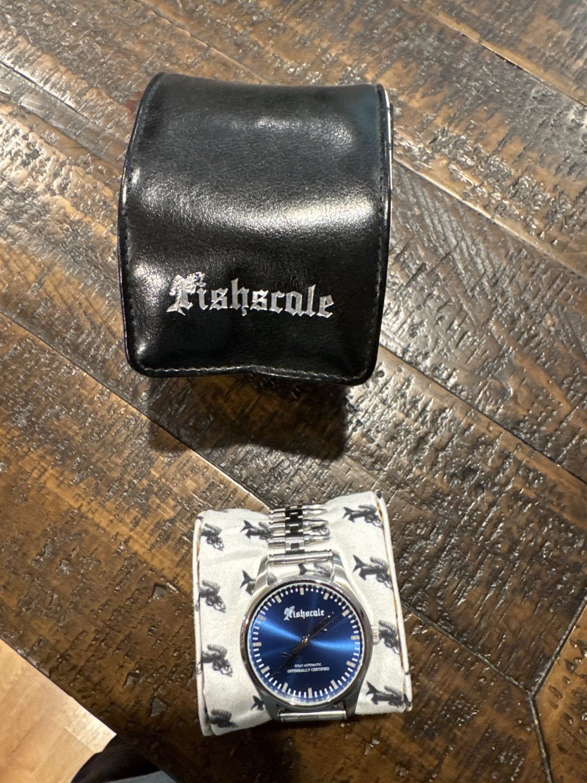 Other Fishingforscale Blue Face Automatic Watch Size ONE SIZE - 4 Thumbnail
