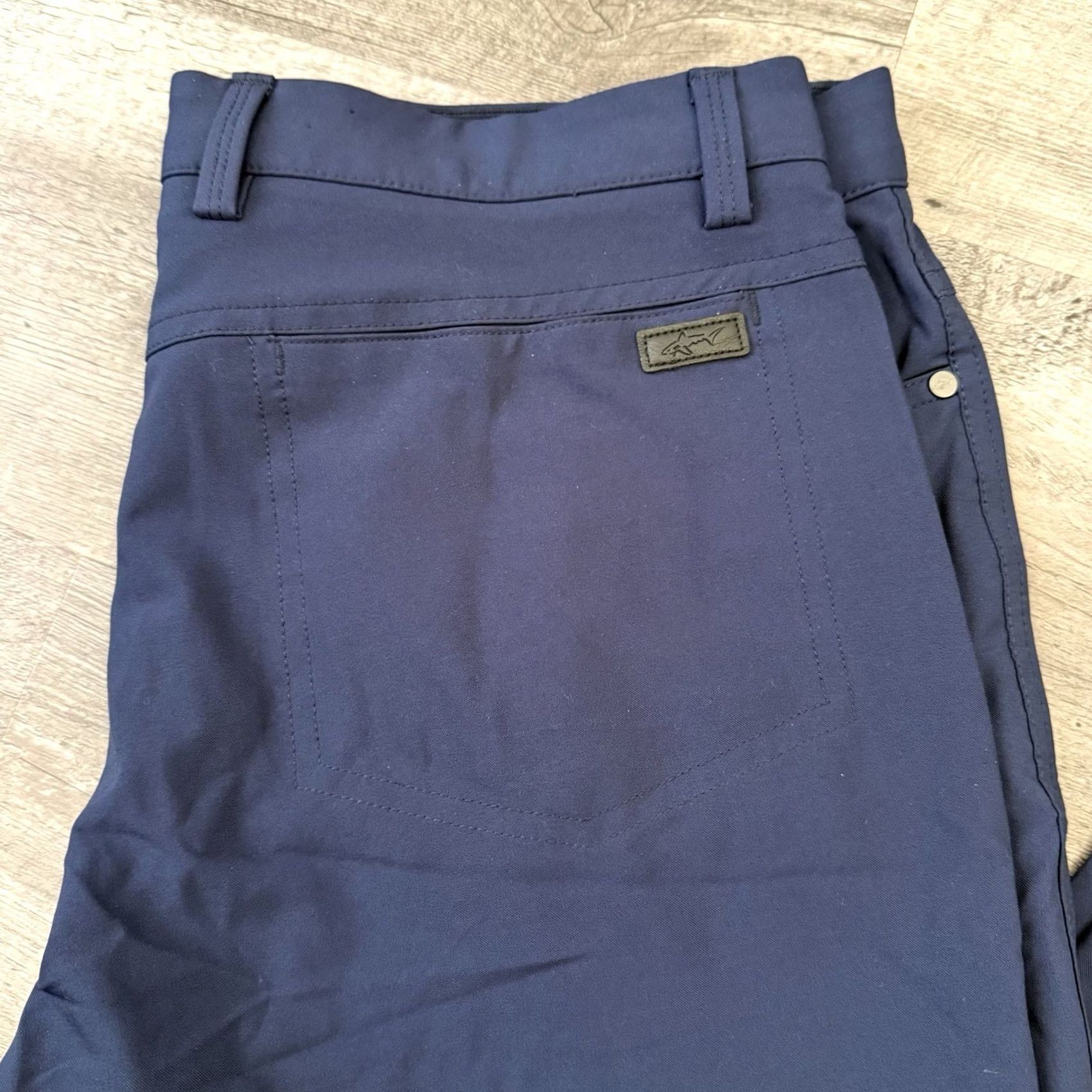 Vintage Greg Norman Golf Pant Mens 32x32 Blue Ultimate ML75 Luxury 5-Pocket Size US 32 / EU 48 - 6 Thumbnail