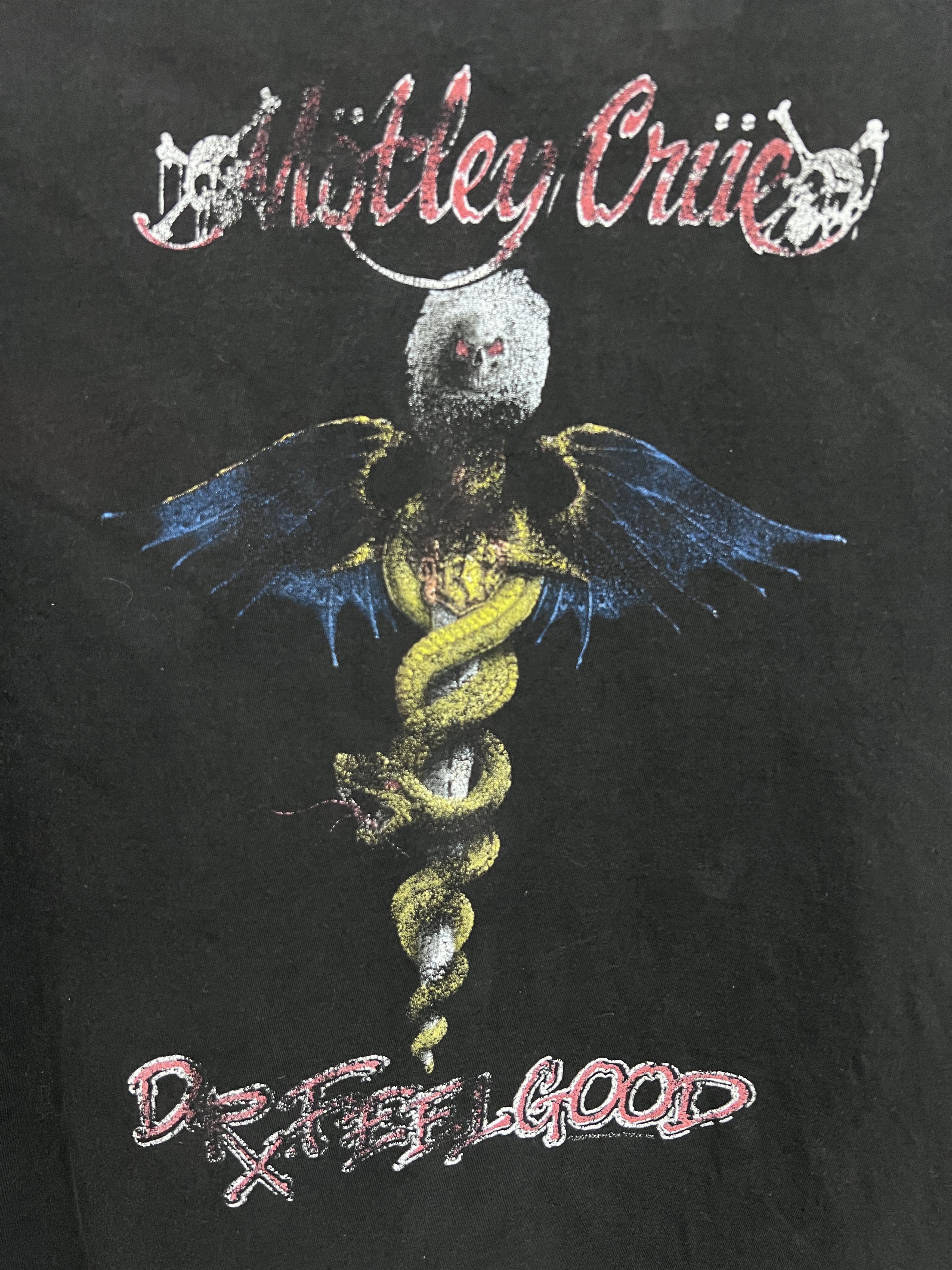 Band Tees × Vintage Vintage Y2K Motley Crue Tee 2XL Distressed Faded Thrashed Size US XXL / EU 58 / 5 - 3 Thumbnail