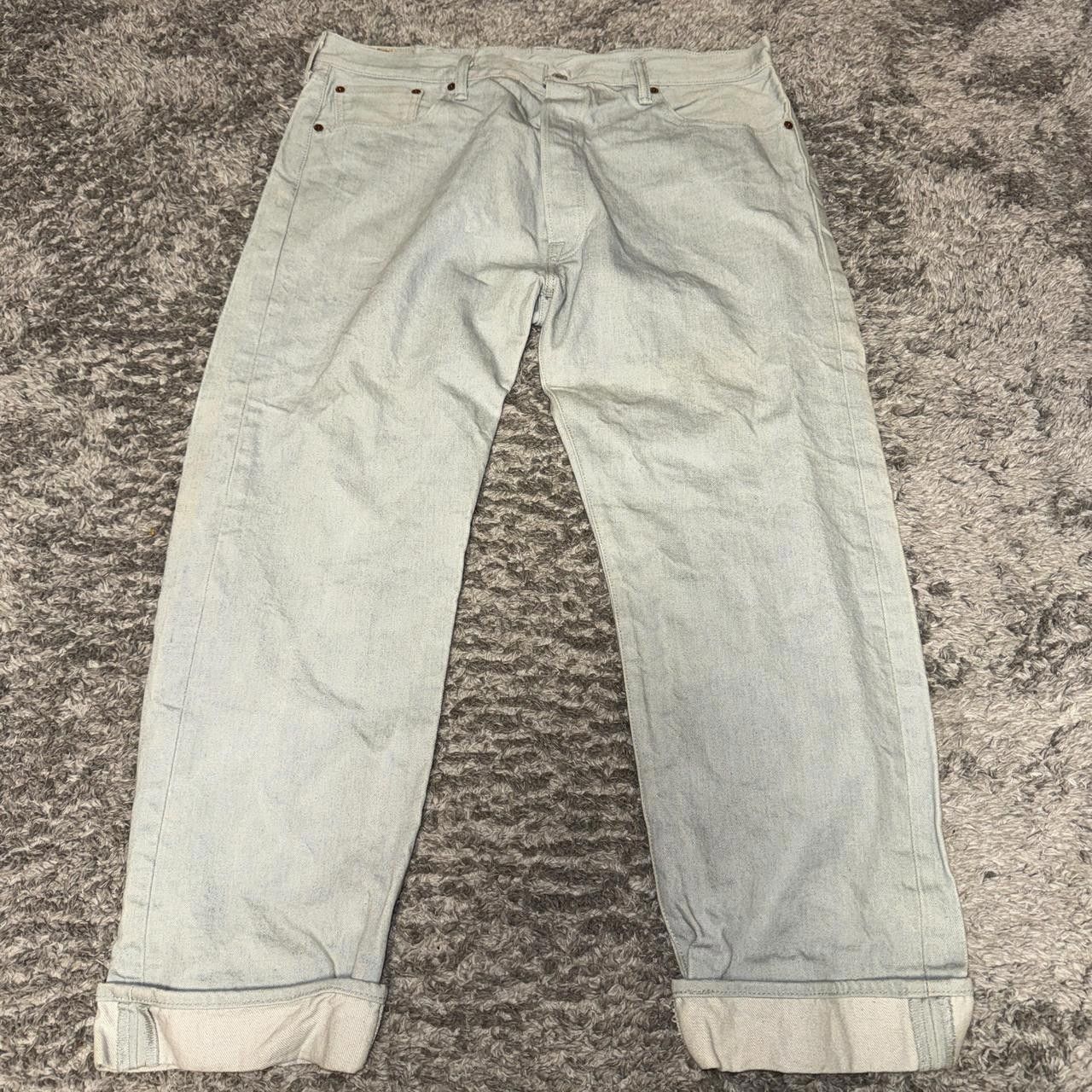 Levi's Levi's Men's Grey Jeans Size US 40 / EU 56 - 2 Thumbnail