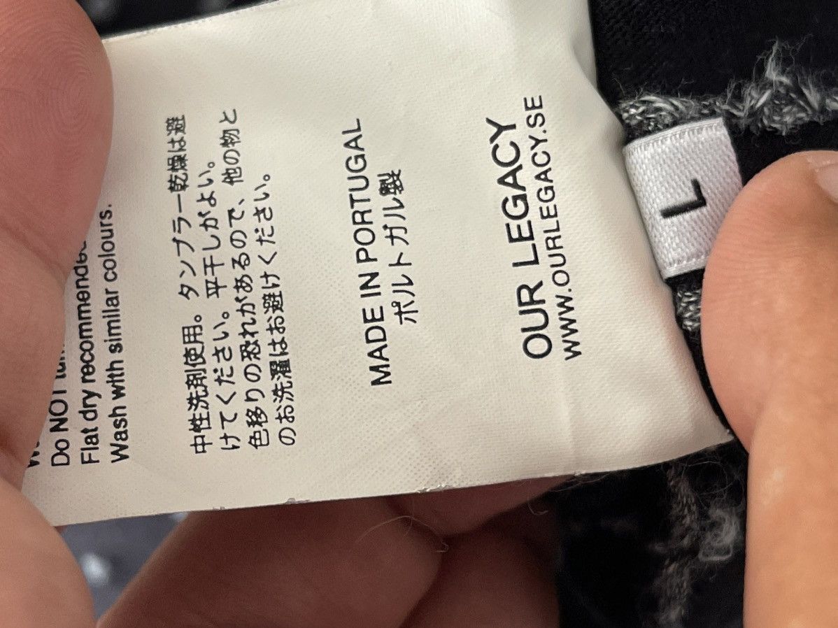 Our Legacy AW14 Our Legacy Melange Jacquard Dot Black Tee Size US L / EU 52-54 / 3 - 8 Thumbnail