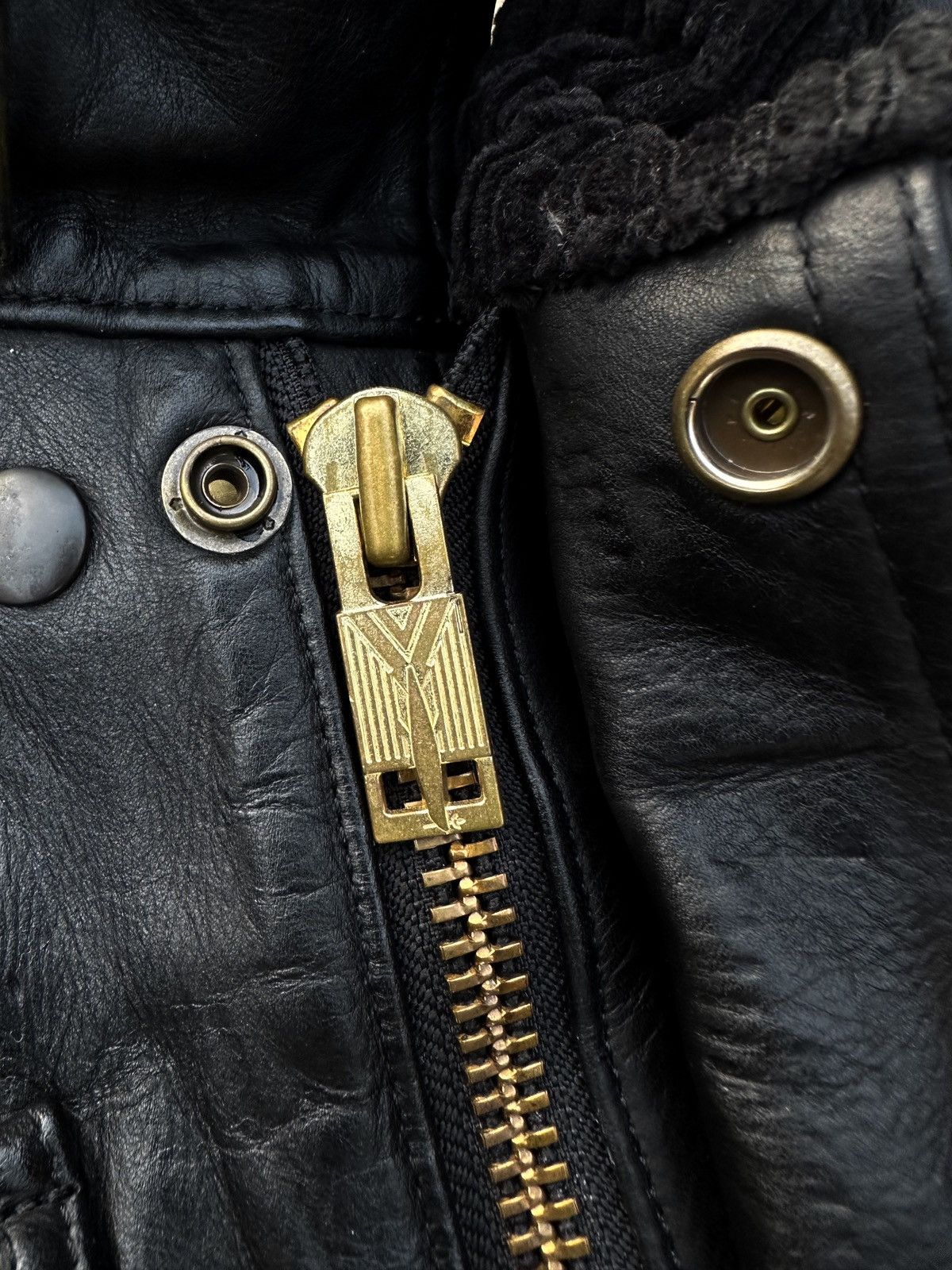 Blackmeans Blackmeans M65 Field Leather Jacket W/Long Liner Size US L / EU 52-54 / 3 - 10 Thumbnail