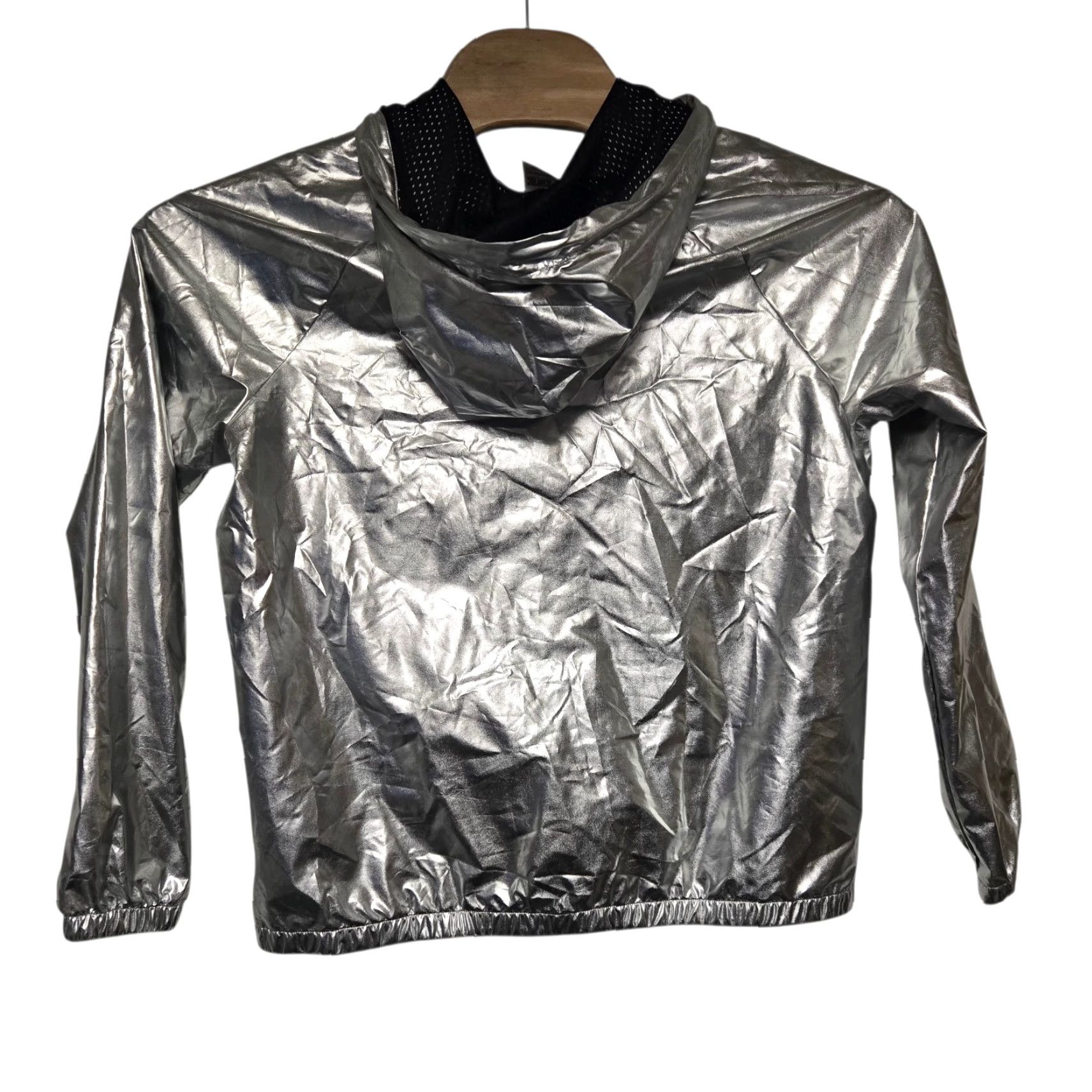 Victoria's Secret Victoria's Secret Pink Hoodie Jacket Silver Front Zip Size XS Women Regular/Relaxed Lined All Seasons Logo Size XS / US 0-2 / IT 36-38 - 3 Thumbnail