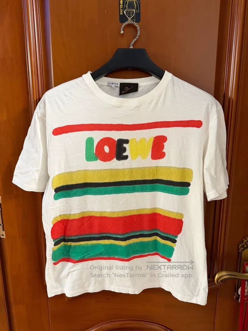Loewe Loewe Rainbow Striped Logo Short Sleeve Size S / US 4 / IT 40 - 1 Thumbnail