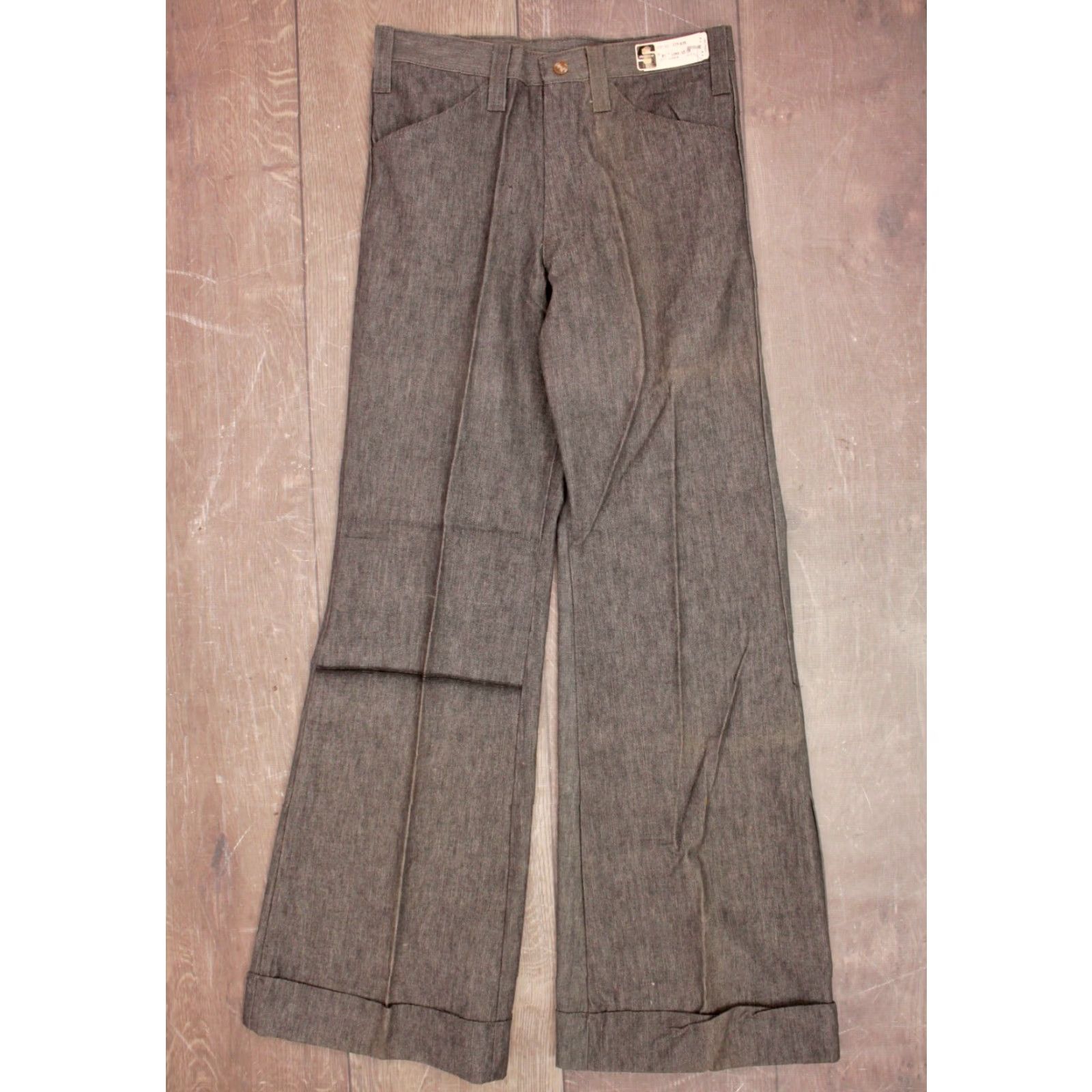 Vintage VINTAGE Stephens Jeans Bellbottoms 1970s Flare Leg NOS Regular 31x33 70s Blue Cotton Mens Jeans Size US 31 - 2 Thumbnail