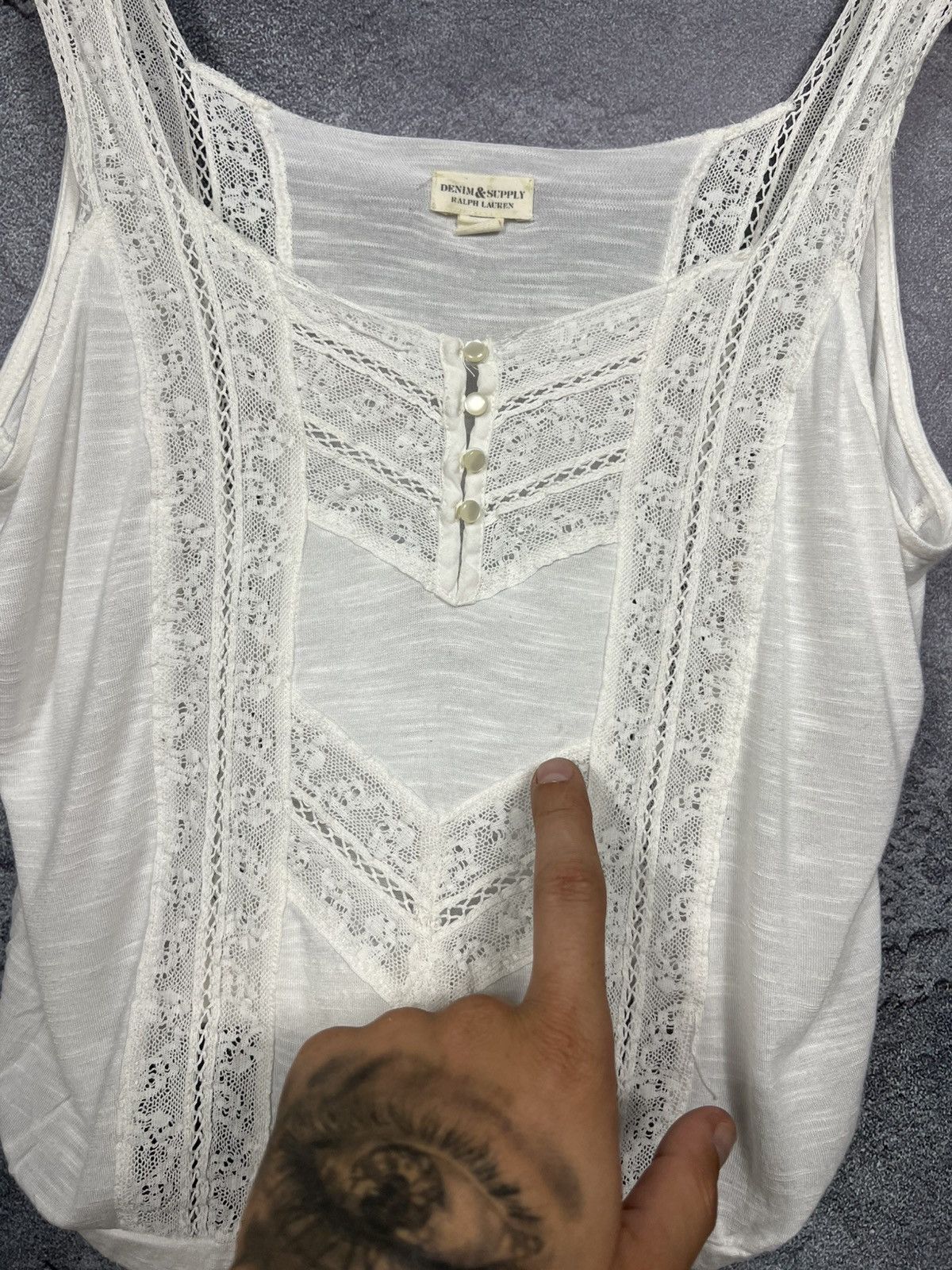 Denim & Supply Ralph Lauren Ralph Lauren Denim and Supply 100% Viscose Tank Top Sleeves Size S / US 4 / IT 40 - 6 Thumbnail