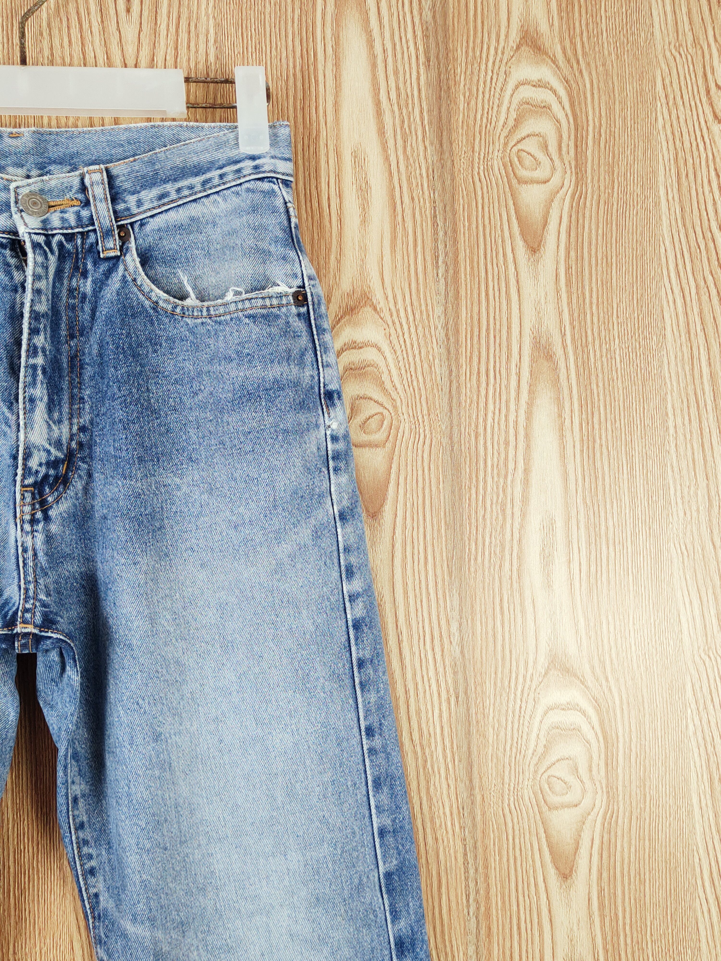 Japanese Brand Japanese Brand Blue Distressed Ripped denim Jeans #W802 Size US 28 / EU 44 - 5 Thumbnail