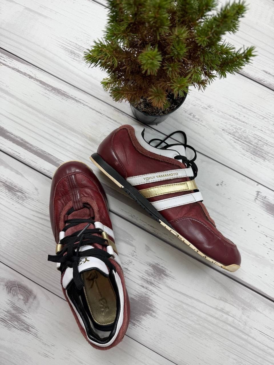Adidas × Y-3 Adidas Y-3 Yohji Yamamoto Boxing Trainers Royal Red Gold Size US 6 / EU 39 - 2 Thumbnail