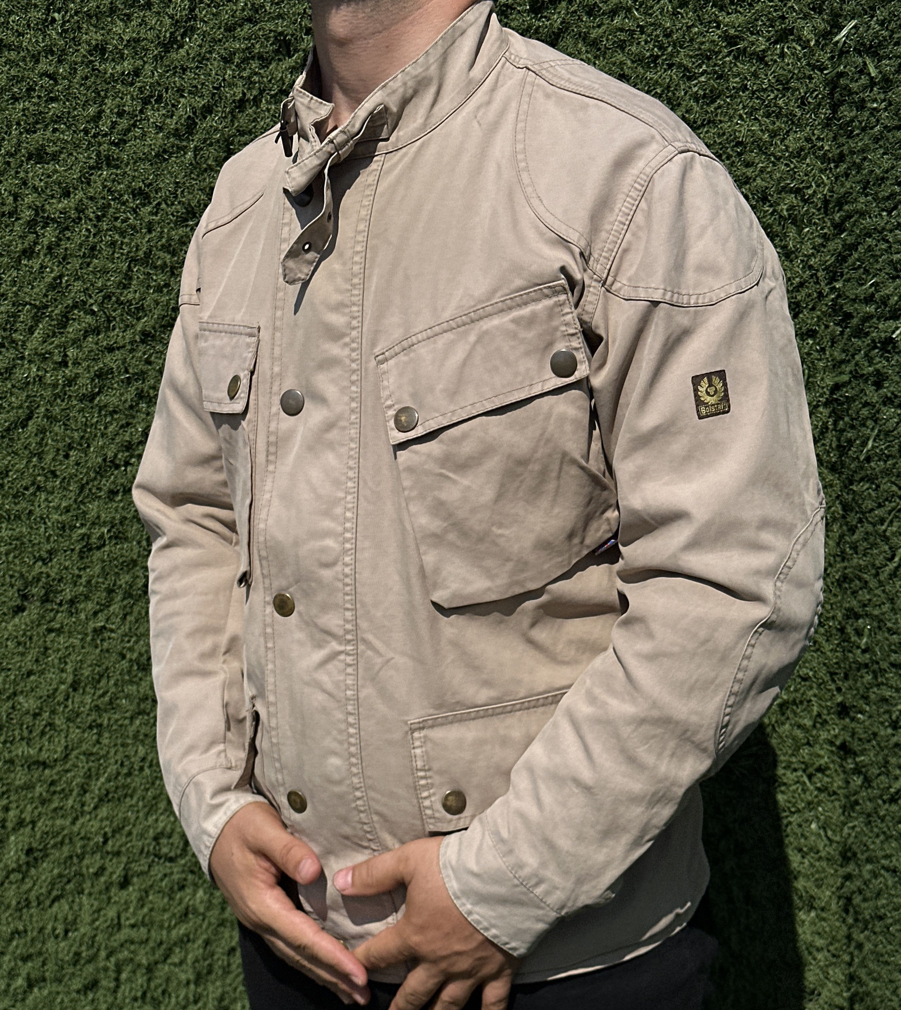 Belstaff Belstaff Wax Rider Motorcycle Motorcycle Bike Beige Size M Size US M / EU 48-50 / 2 - 7 Thumbnail