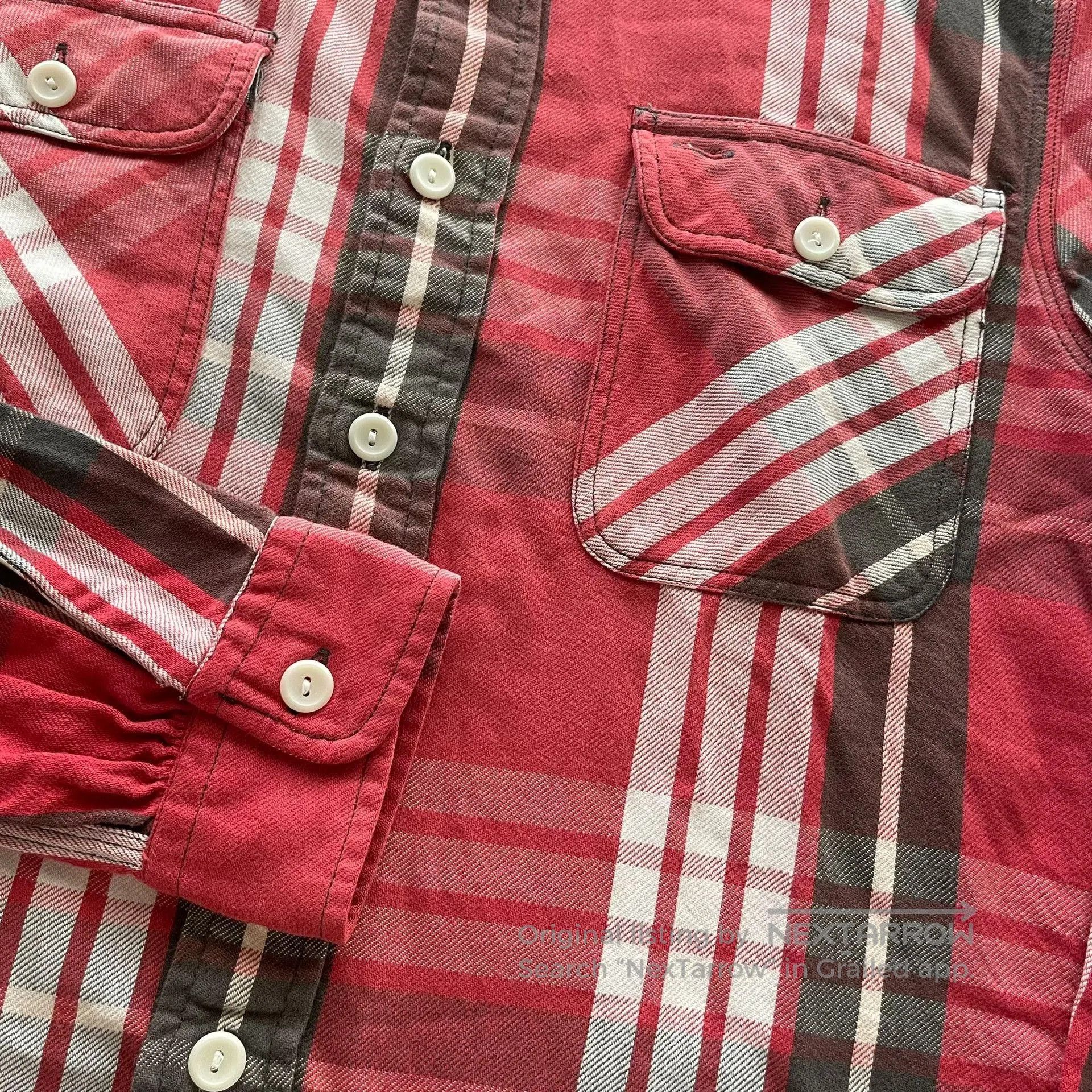 RRL Ralph Lauren RRL Red Plaid Work Shirt. Size US S / EU 44-46 / 1 - 4 Thumbnail