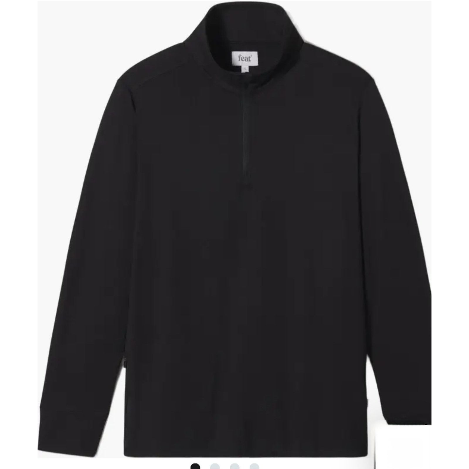 Other Copied - Feat Unisex Black Roam Quarter Zip Size Small NWT Size US S / EU 44-46 / 1 - 2 Thumbnail