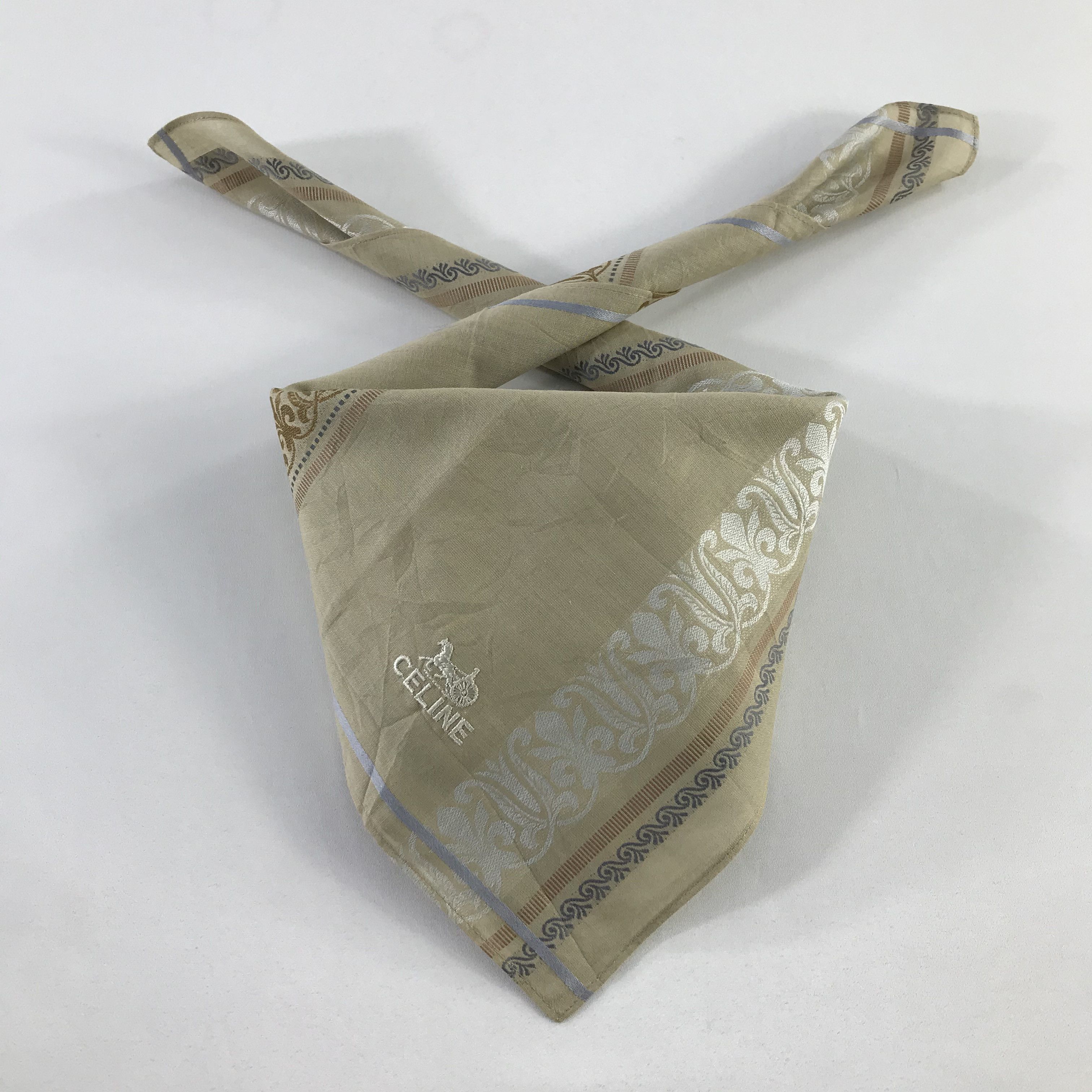 Celine × Vintage Celine Bandana / Handkerchief / Neckerchief - S990 Size ONE SIZE - 3 Thumbnail