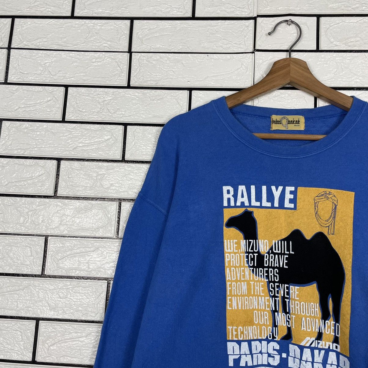 Mizuno Vintage Mizuno Rallye Paris Dakar Sweatshirt Size US S / EU 44-46 / 1 - 6 Thumbnail