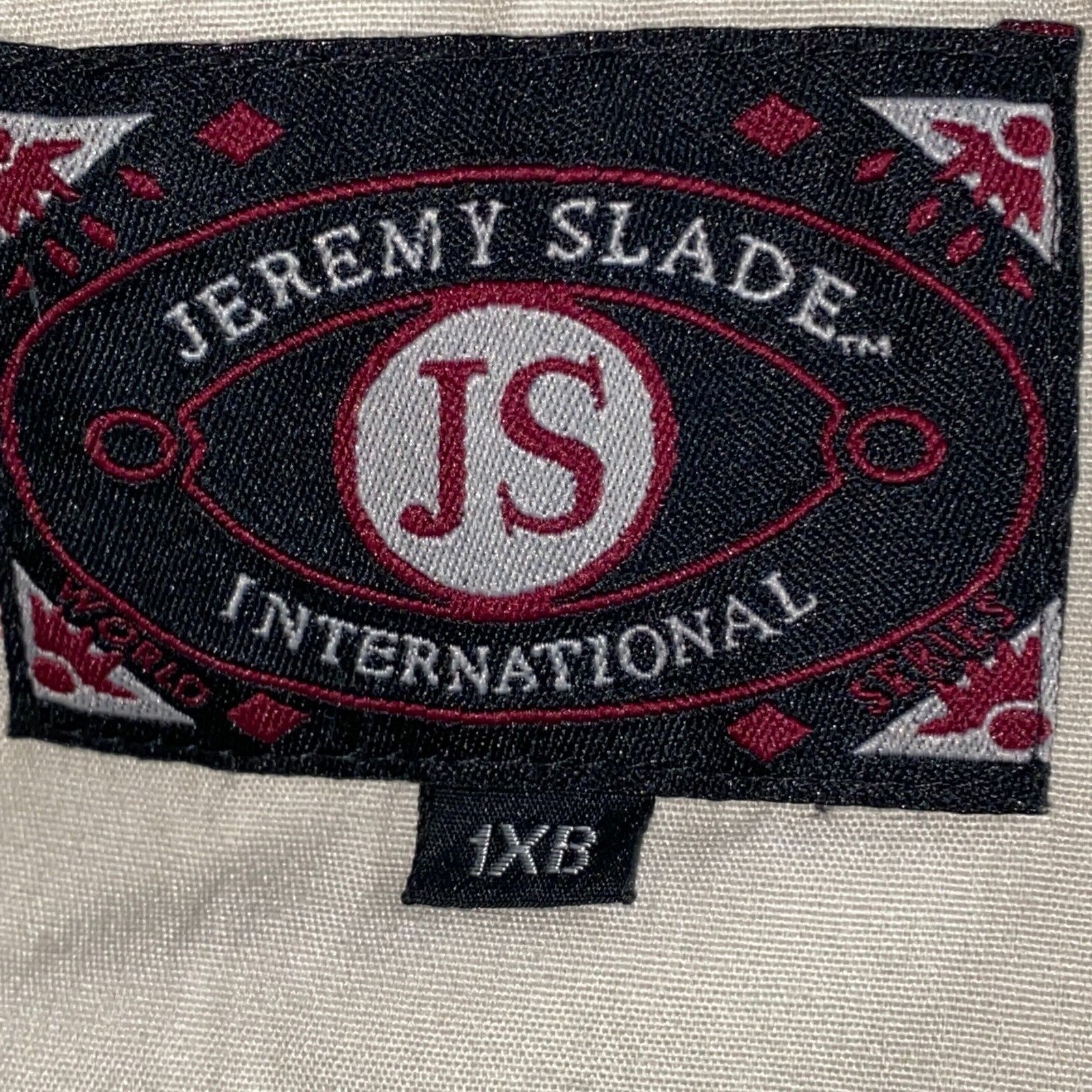 Jeremy Slade International Jacket Mens Size 1XB Blue Zipper