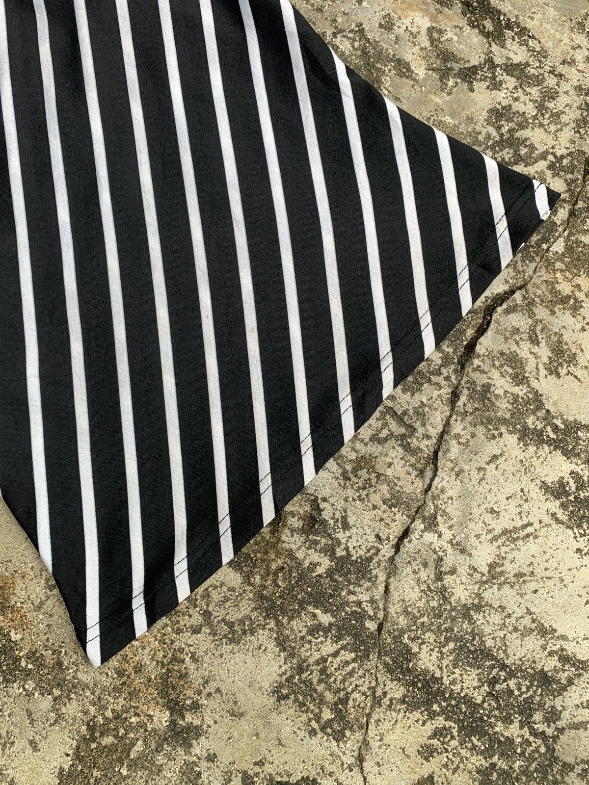 Custommade y2k Unknown Pin Stripes One Shoulder Asymmetrical Tanktop Size S / US 4 / IT 40 - 5 Thumbnail