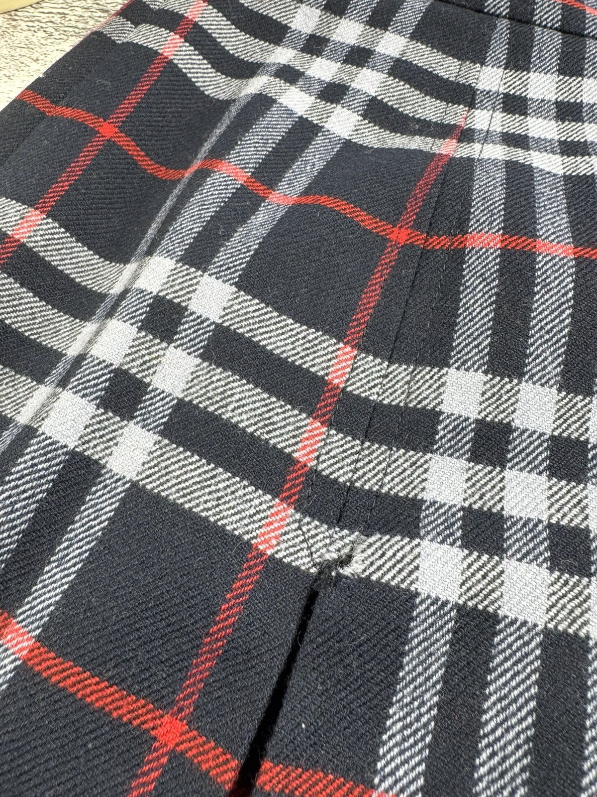 Burberry 90s Burberrys Nova Plaid Checked Midi Maxi 42 Dress Skirt Size 42" / US 20 - 7 Thumbnail
