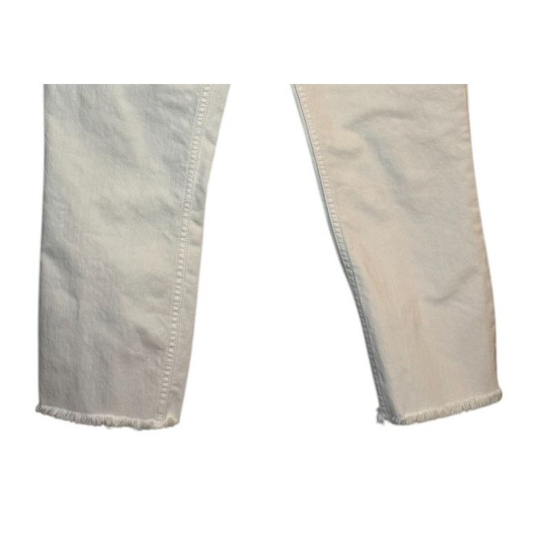 Johnny Was Johnny Was Jeans Women 28 Off White Cropped Boyfriend Size 28" / US 6 / IT 42 - 3 Thumbnail