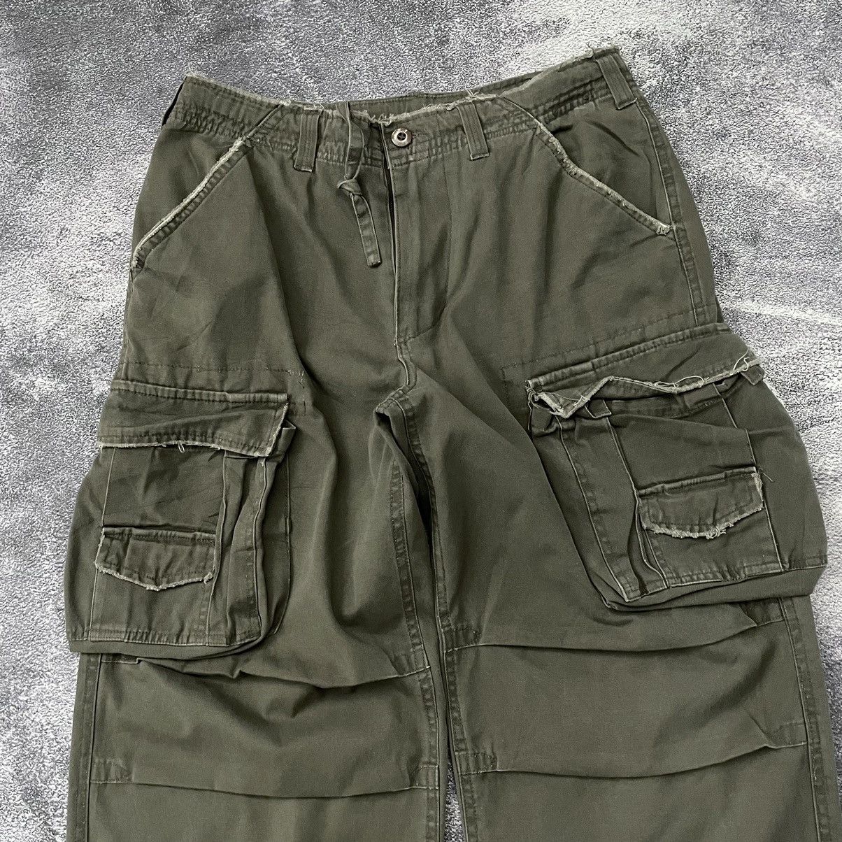 If Six Was Nine BCBS Baggy military 3D pocket Cargo pants Size US 32 / EU 48 - 5 Thumbnail