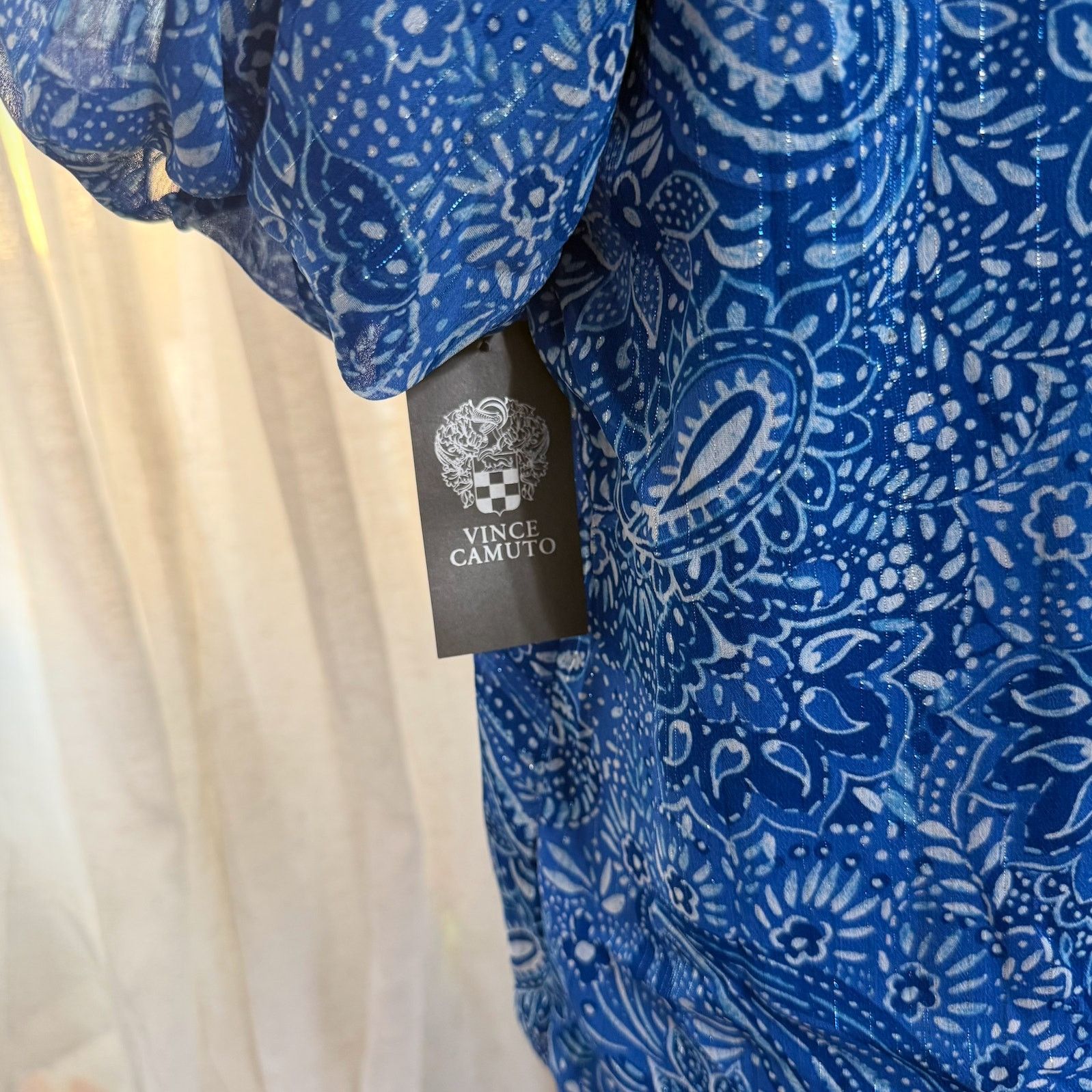 Vince Camuto Vince Camuto Paisley Blouse | Sz M, NWT Size M / US 6-8 / IT 42-44 - 6 Thumbnail