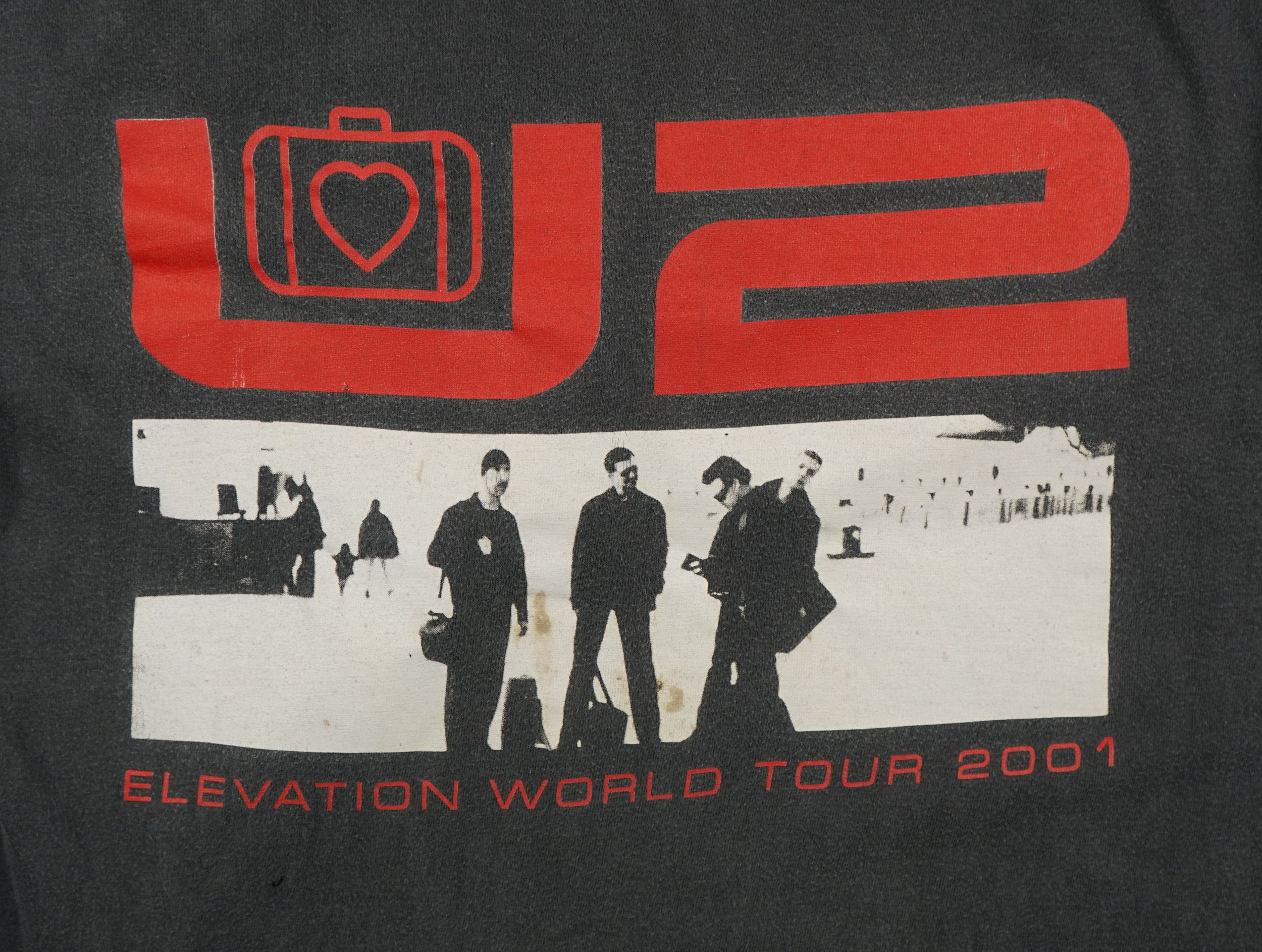 Band Tees × Vintage Vintage 2001 U2 Tour T-Shirt Elevation Tour Tee Size US M / EU 48-50 / 2 - 2 Thumbnail
