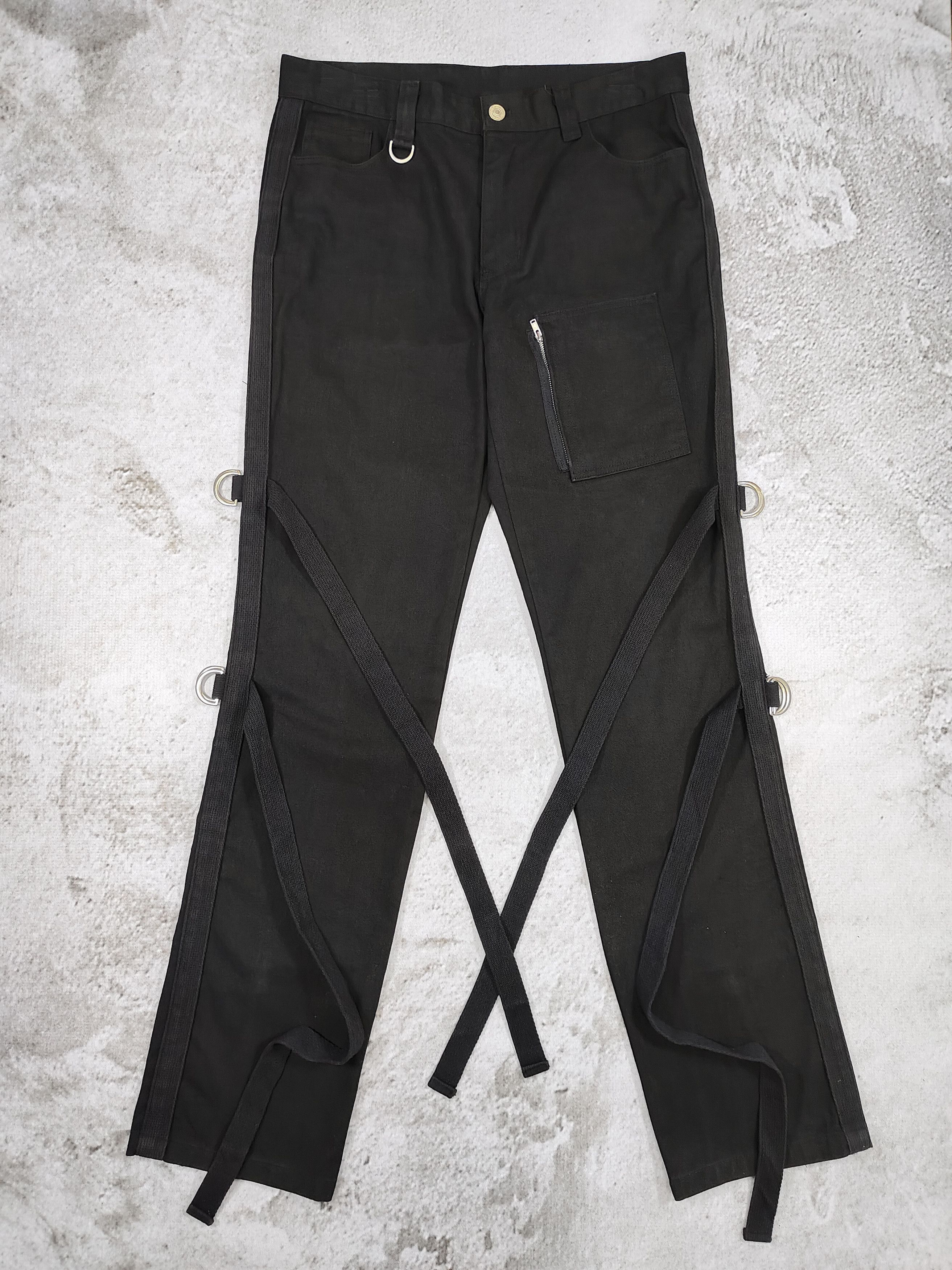 If Six Was Nine Lien- Bondage Tactical Strap Utility Pants with Ankle Zips Size US 32 / EU 48 - 6 Thumbnail