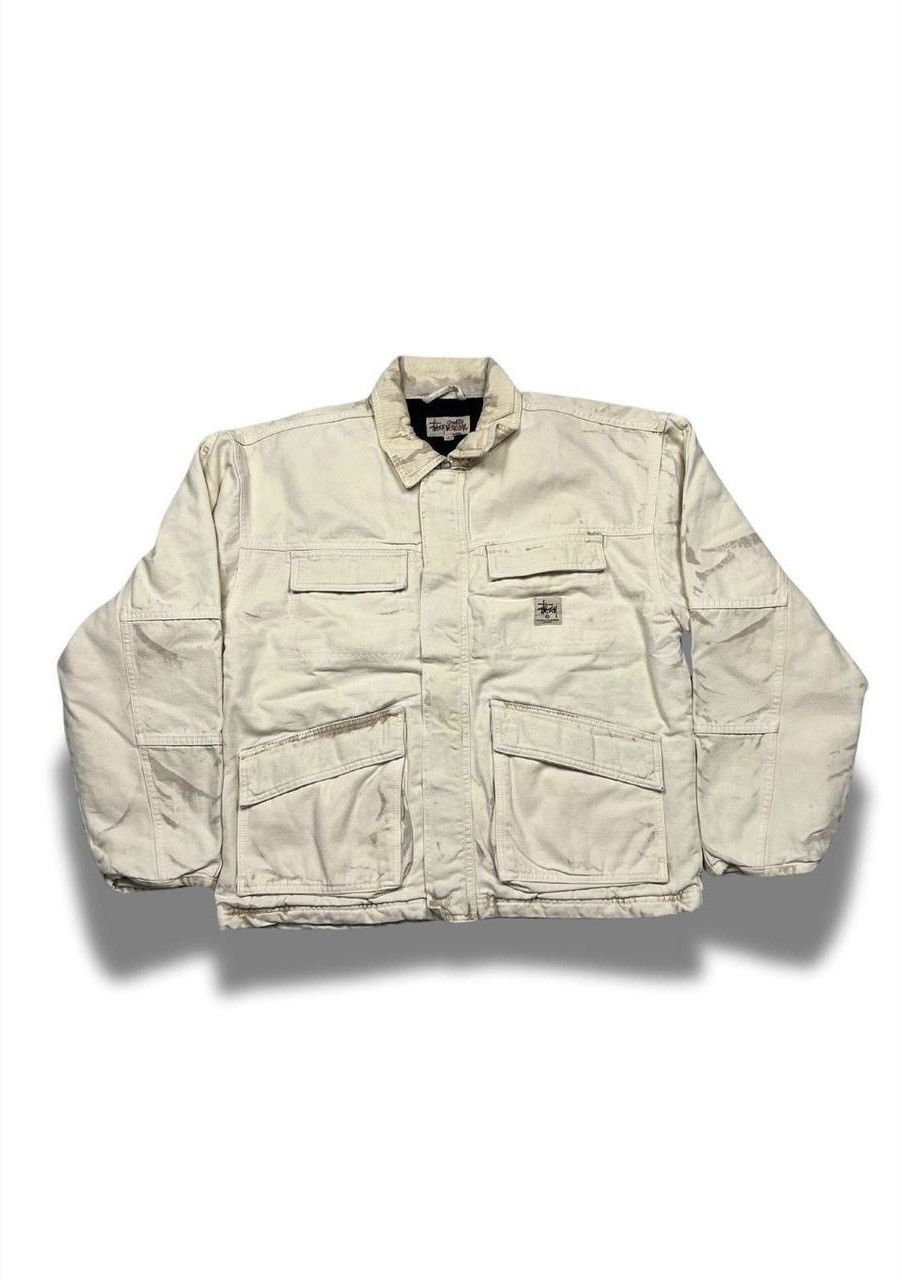 Stussy Stüssy Distressed Canvas Set – Big Ol’ Jeans & Work Jacket Size US L / EU 52-54 / 3 - 3 Thumbnail
