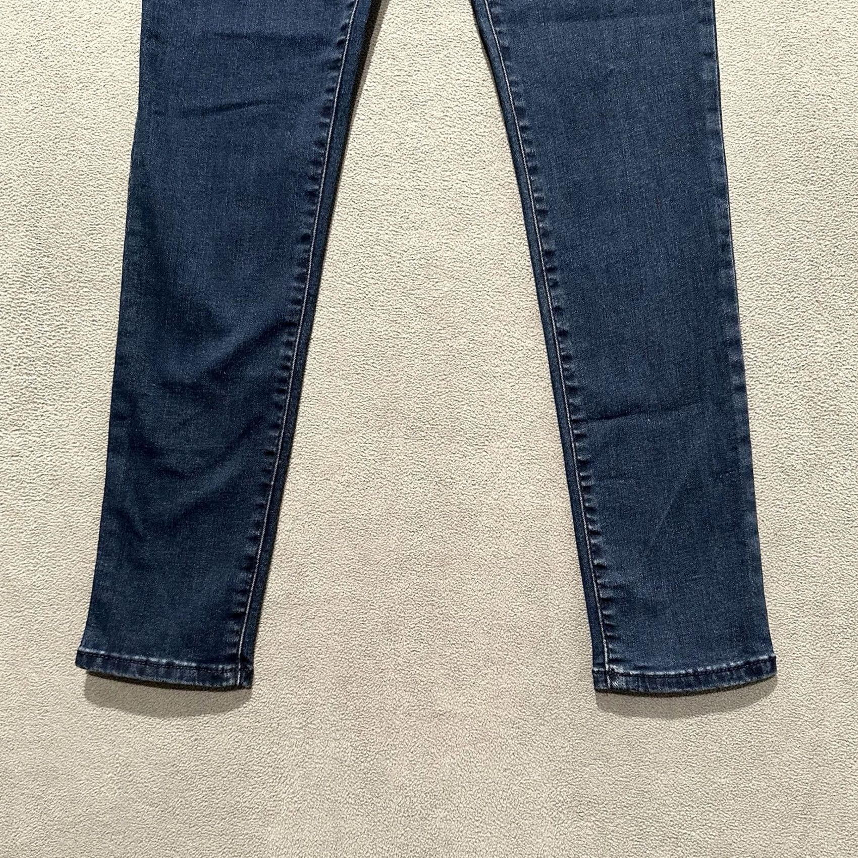 Vintage Falls Creek Jeans Womens 8 Blue Denim Dark Wash High Rise Skinny Stretch Size 30" / US 8 / IT 44 - 5 Thumbnail