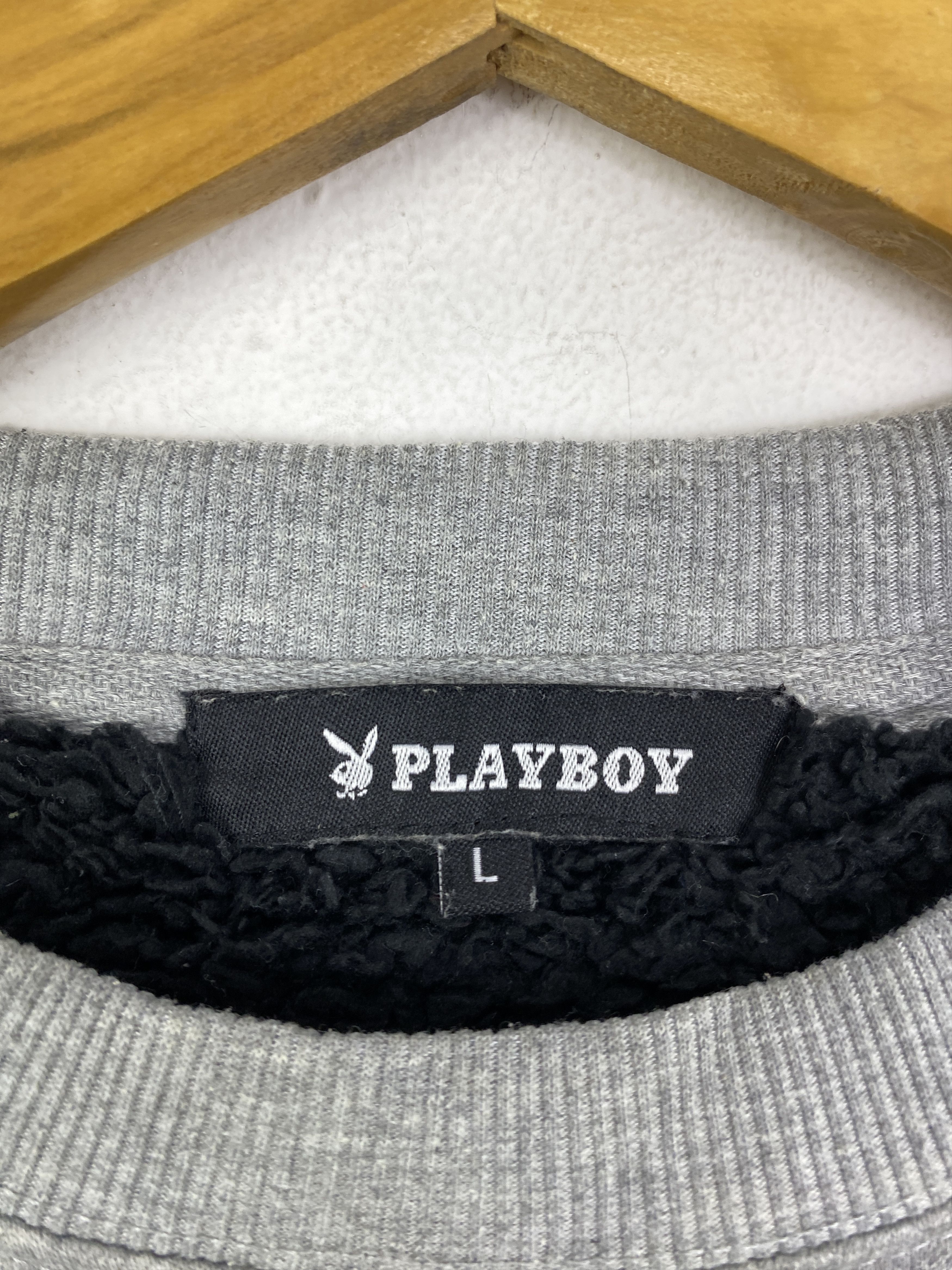 Playboy Vintage Playboy Wording Crewneck Sweatshirt SH0230 Size US L / EU 52-54 / 3 - 5 Thumbnail