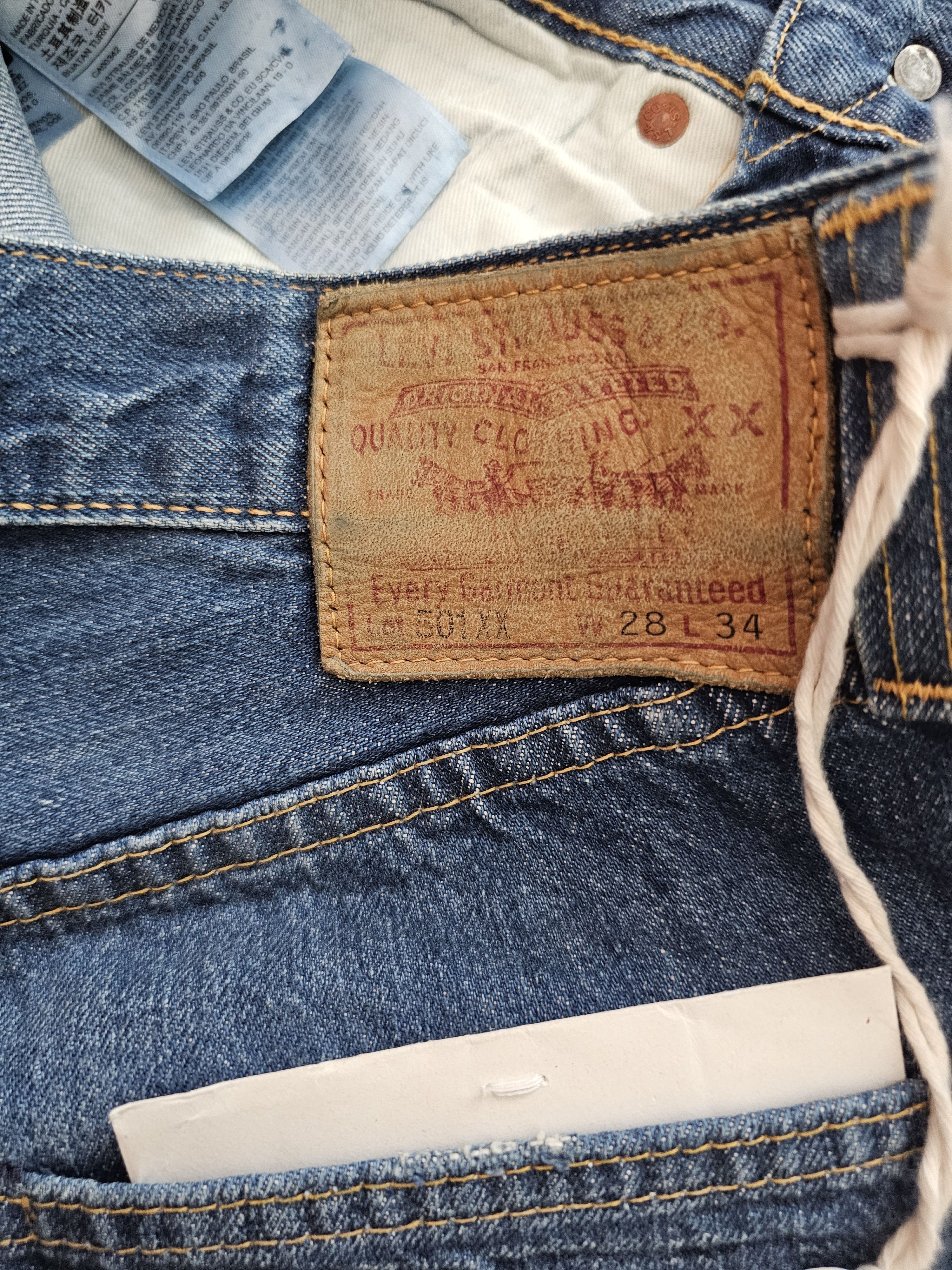 Levi's Vintage Clothing Levi's Vintage Clothing 1947 501 W28L34 Big E Selvedge Cone Size US 28 / EU 44 - 8 Thumbnail